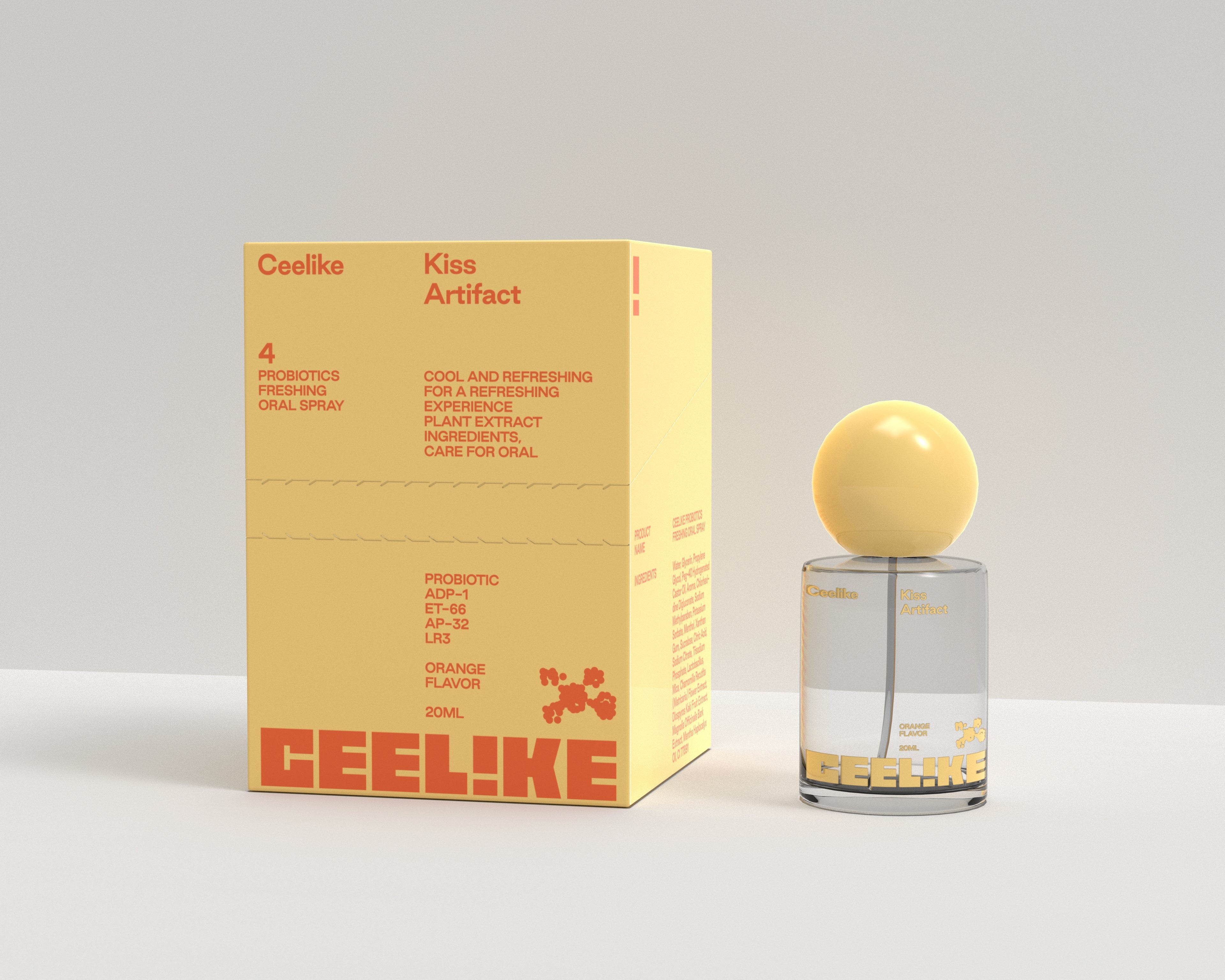 CEELIKE Smile Mist 20ml — Zesty Orange & Probiotics