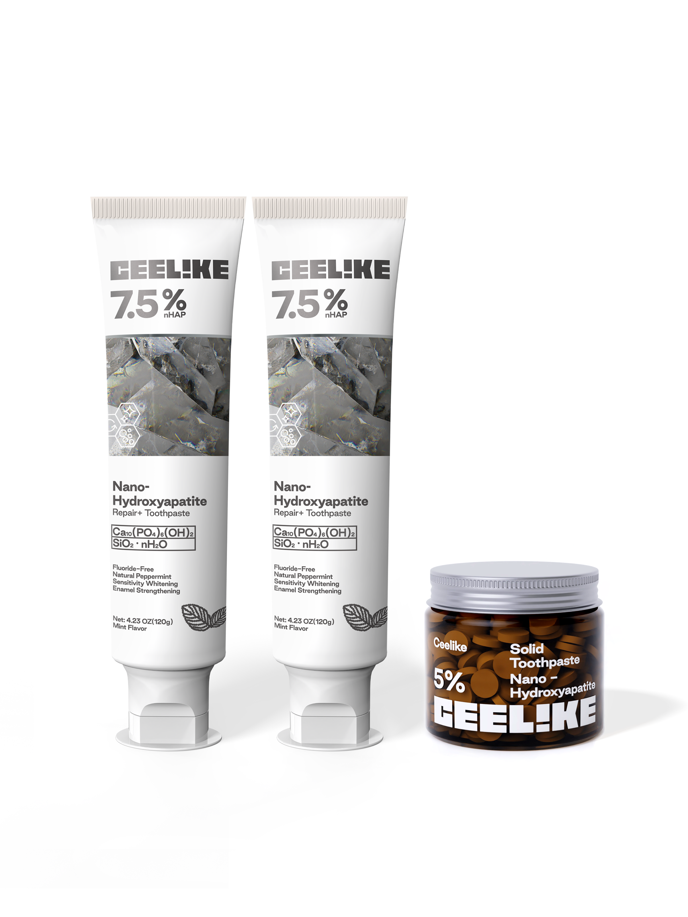 Everyday Freshness, Anytime– Full-Size + Solid Toothpaste Combo