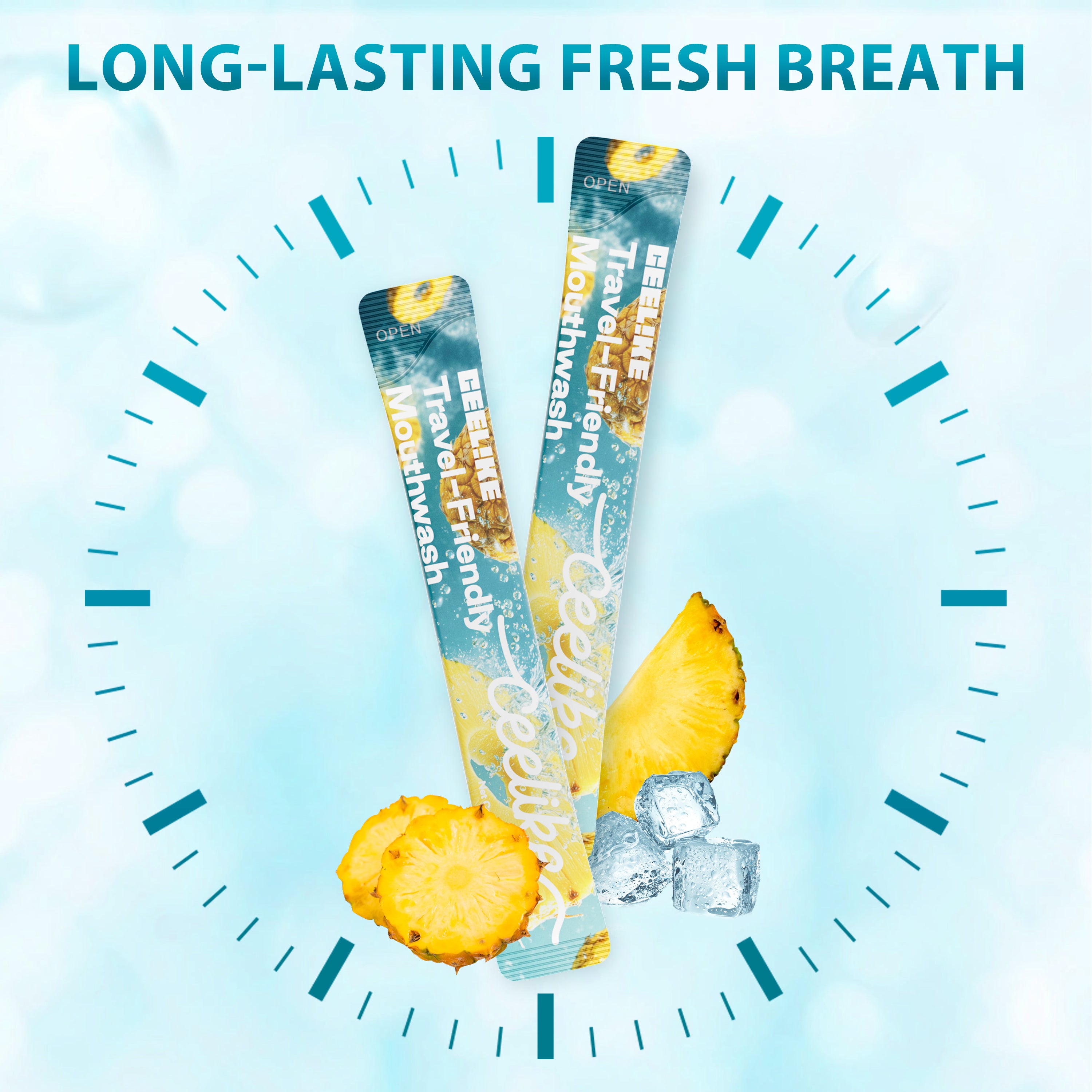 CEELIKE Portable Mouthwash – Tropical Pineapple Flavor