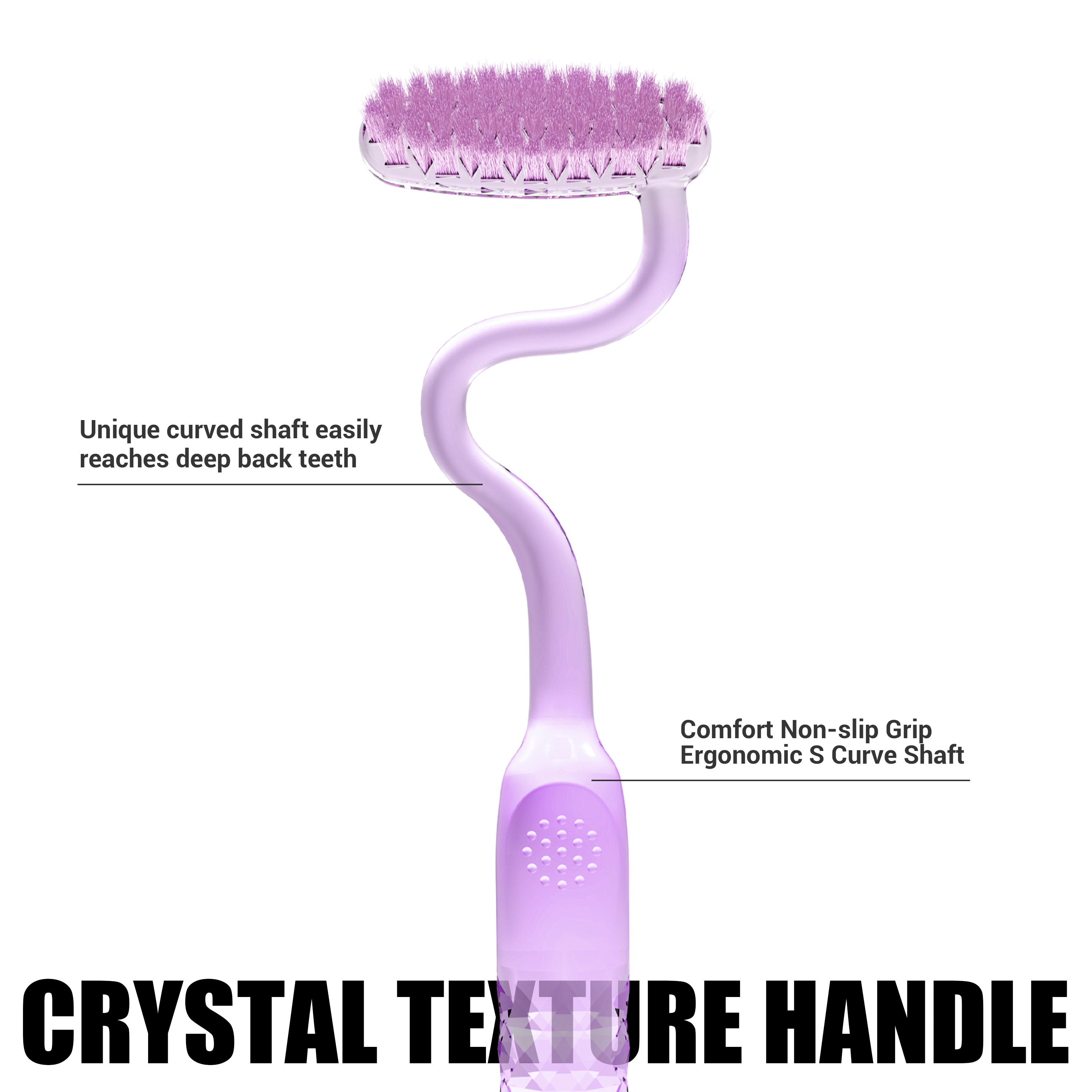 CEELIKE S-Shaped Soft Bristle Toothbrush