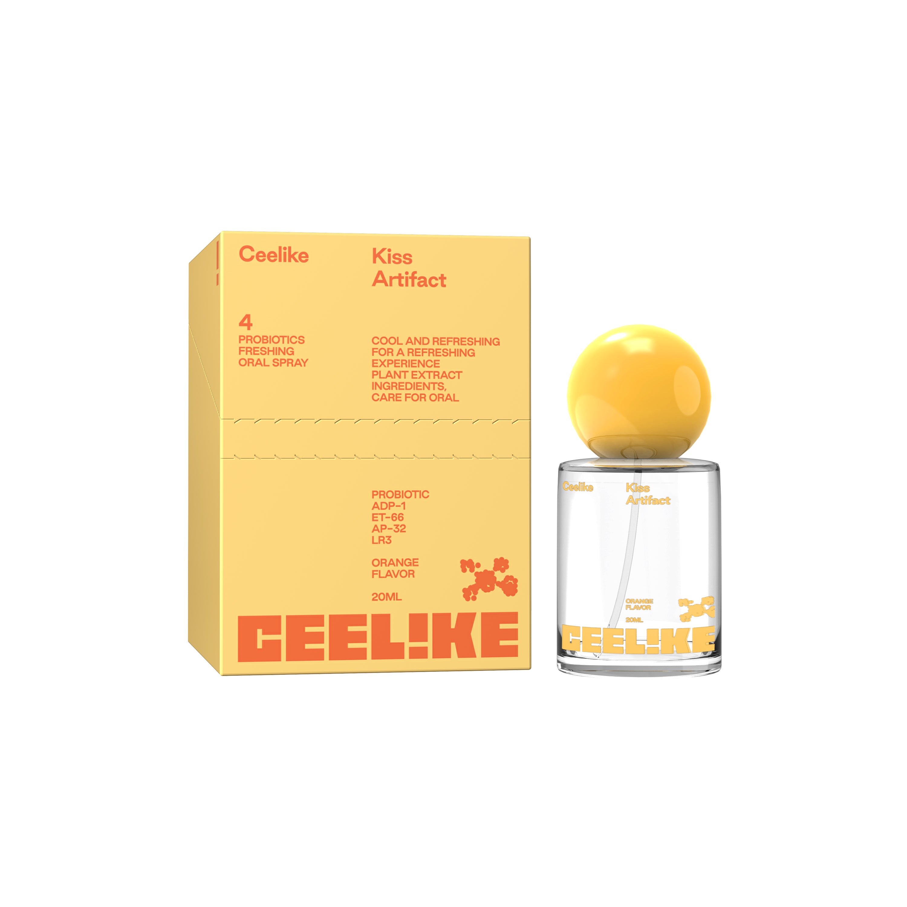 CEELIKE Smile Mist 20ml — Zesty Orange & Probiotics – Ceelike