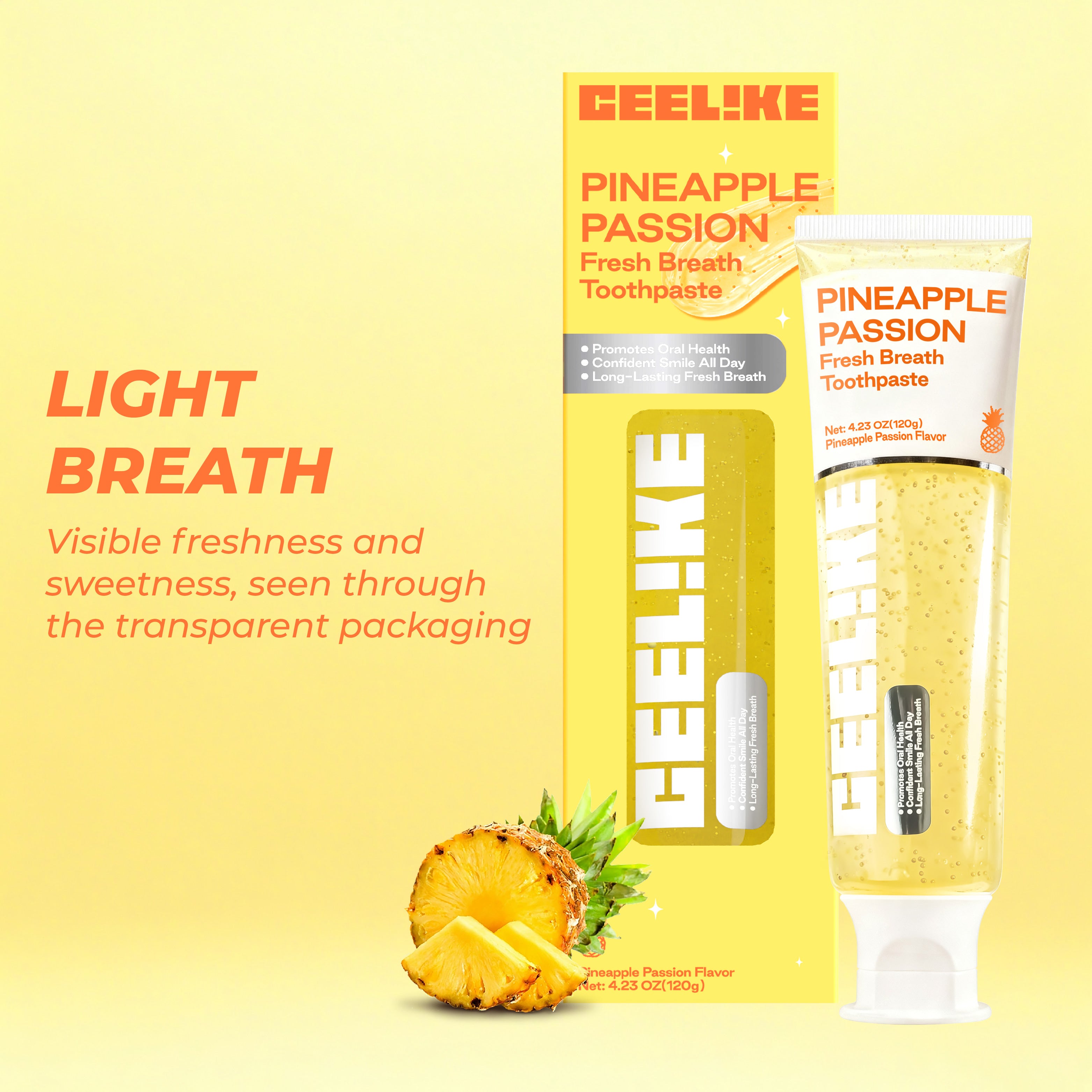 CEELIKE Pineapple Passion Fresh Toothpaste