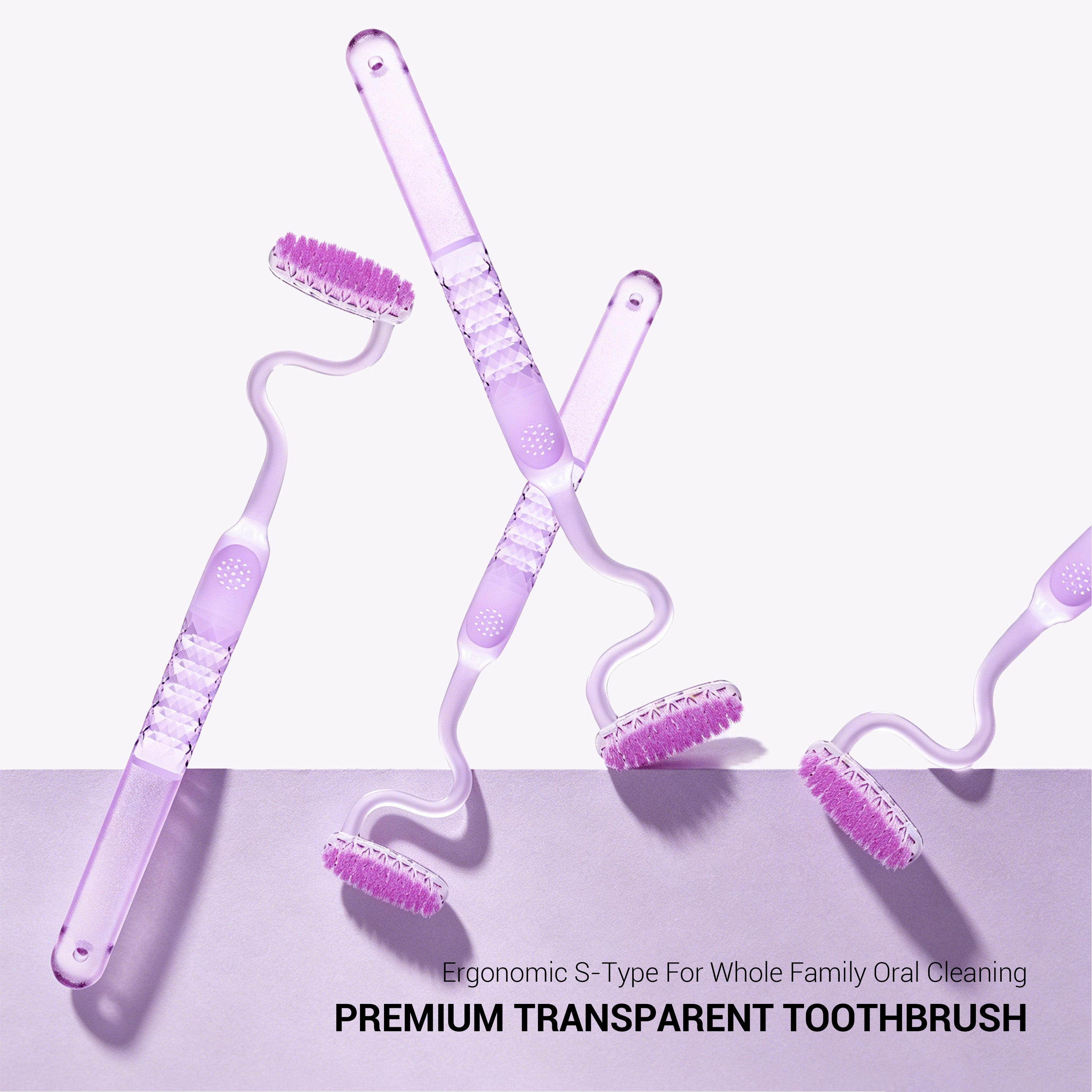 CEELIKE S-Shaped Soft Bristle Toothbrush