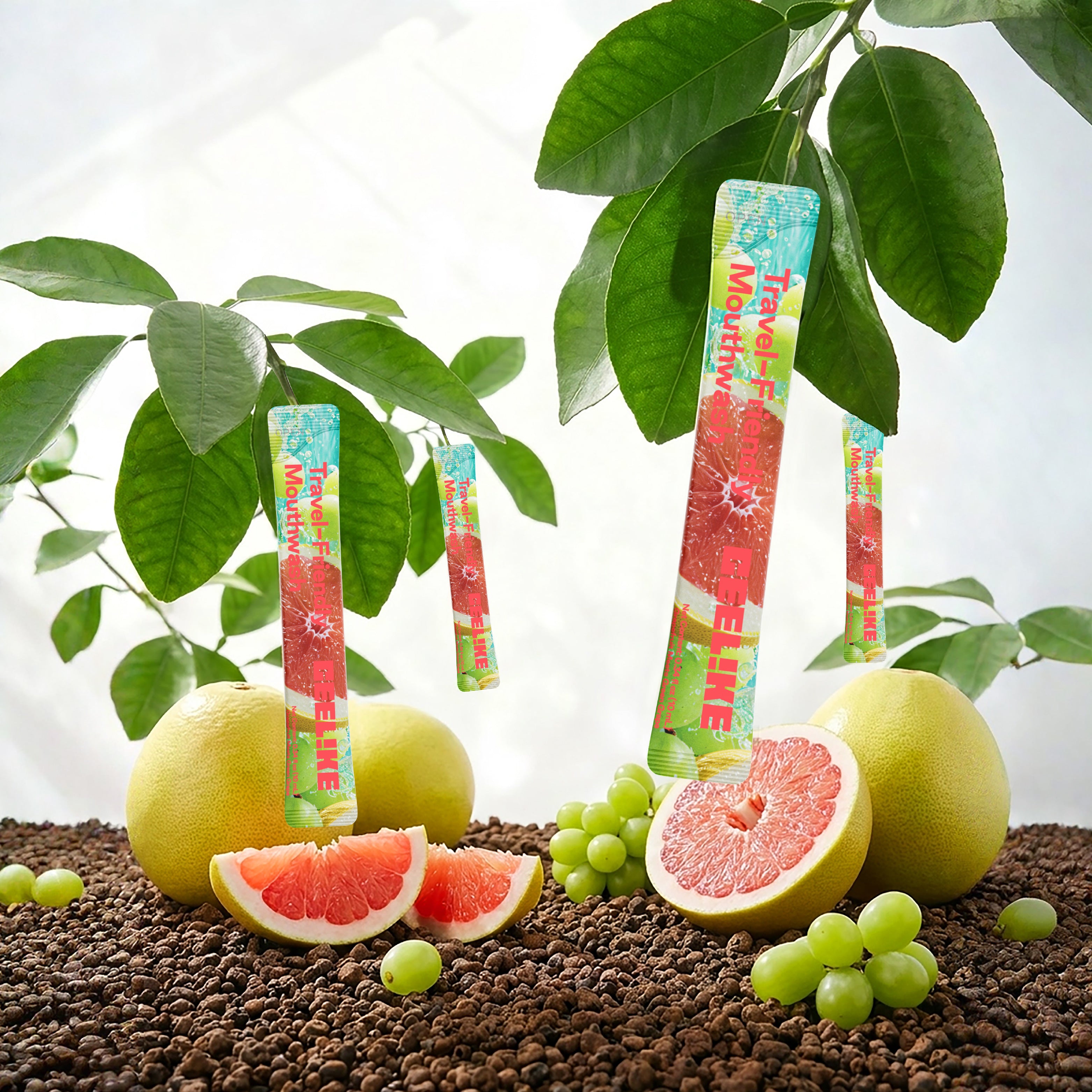 CEELIKE Portable Mouthwash Sticks – Yuzu & Green Grape Refresh