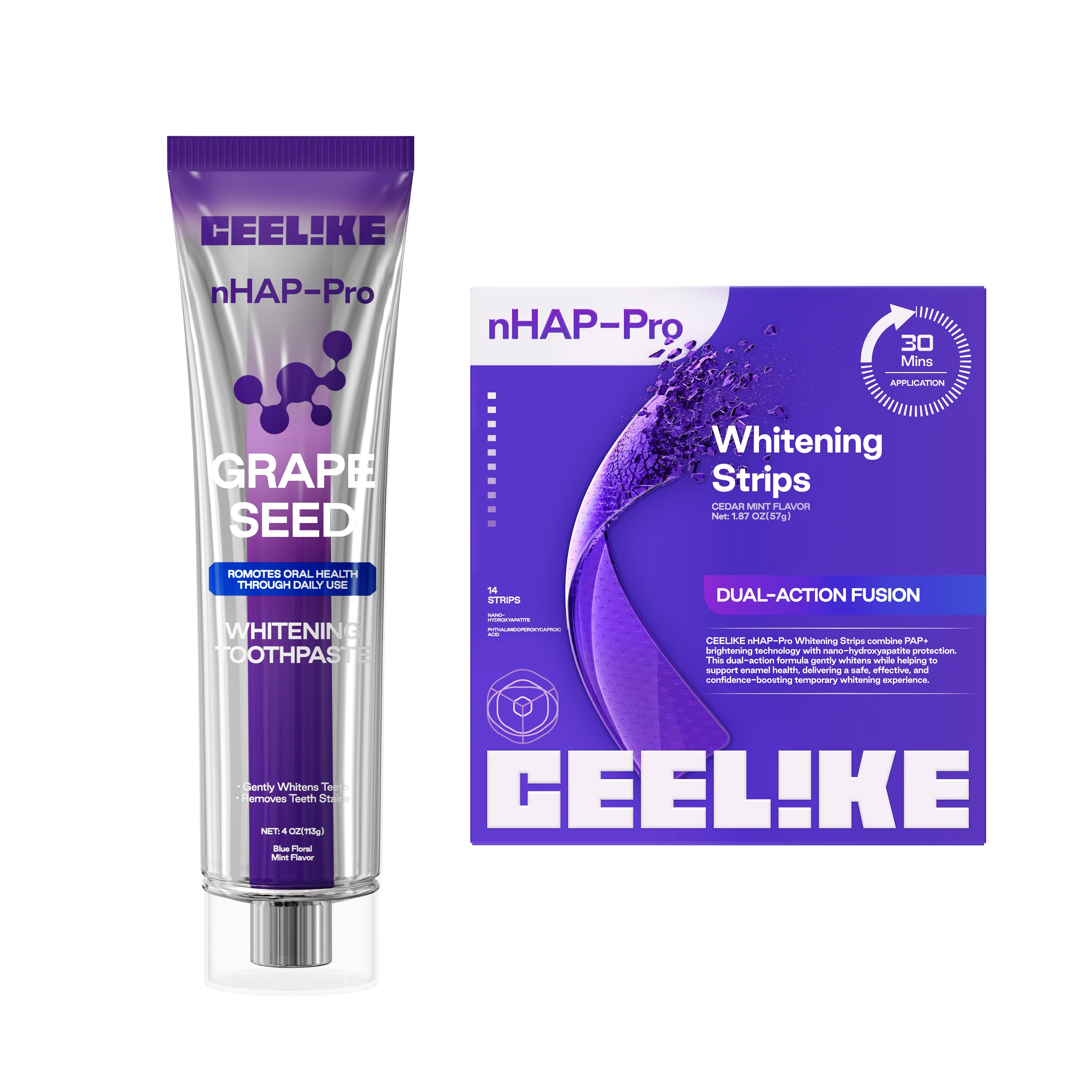 CEELIKE Brightening Duo Daily Care + Purple Boost