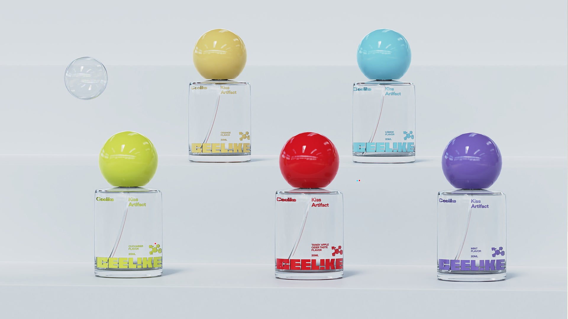 CEELIKE Mist Set — 5 Flavors of Probiotic Freshness