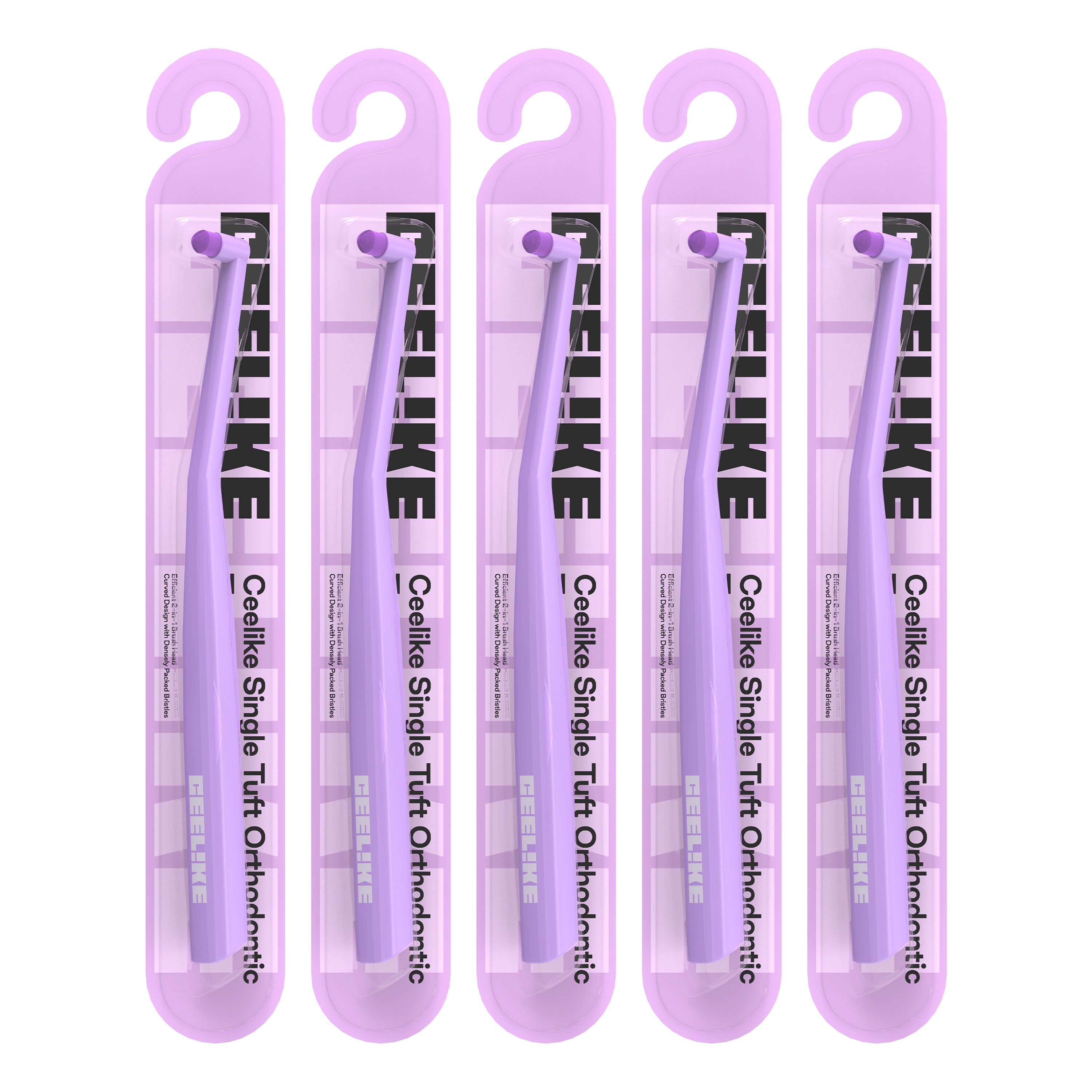 CEELIKE 0.12mm Sensitive Care Orthodontic Toothbrush