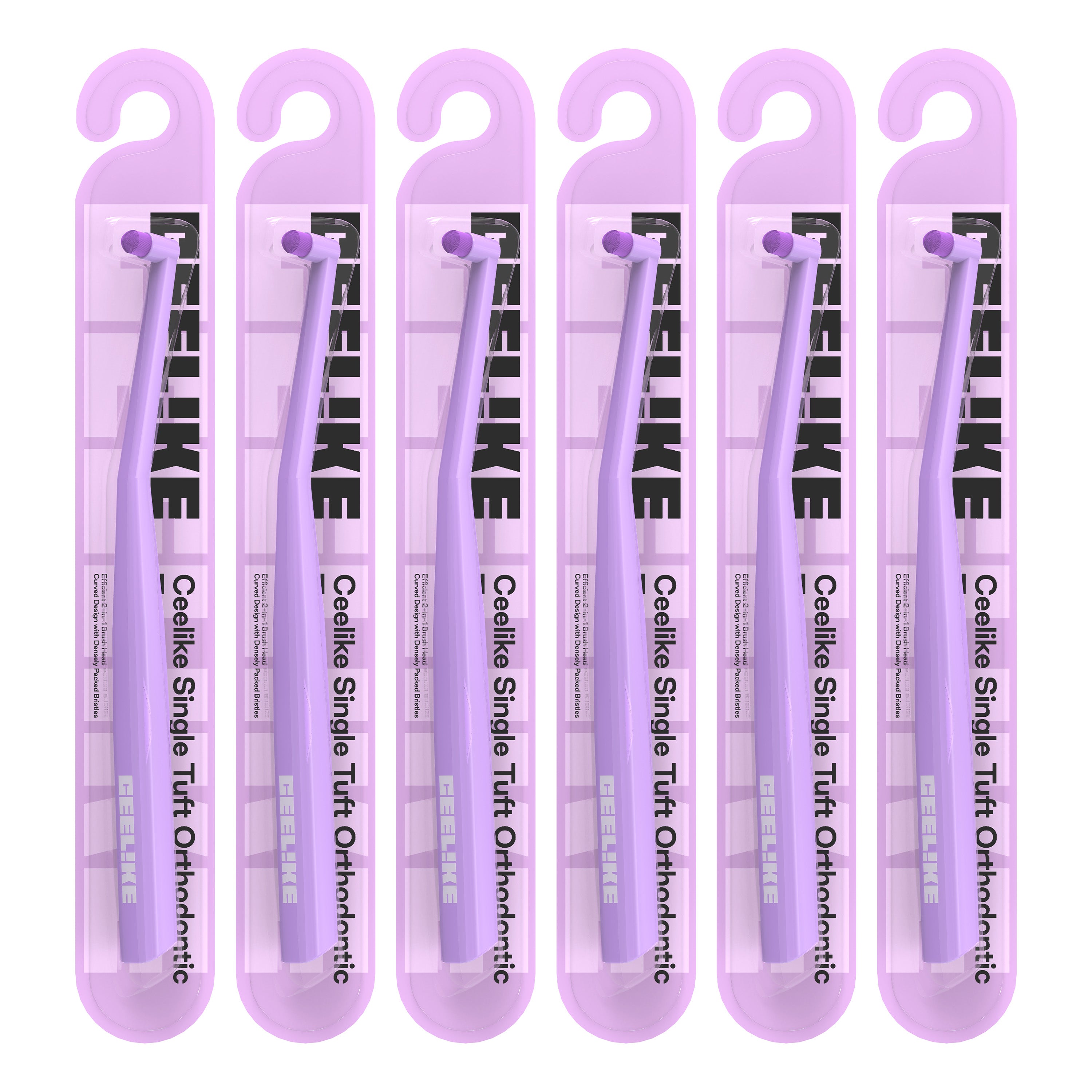 CEELIKE 0.12mm Sensitive Care Orthodontic Toothbrush