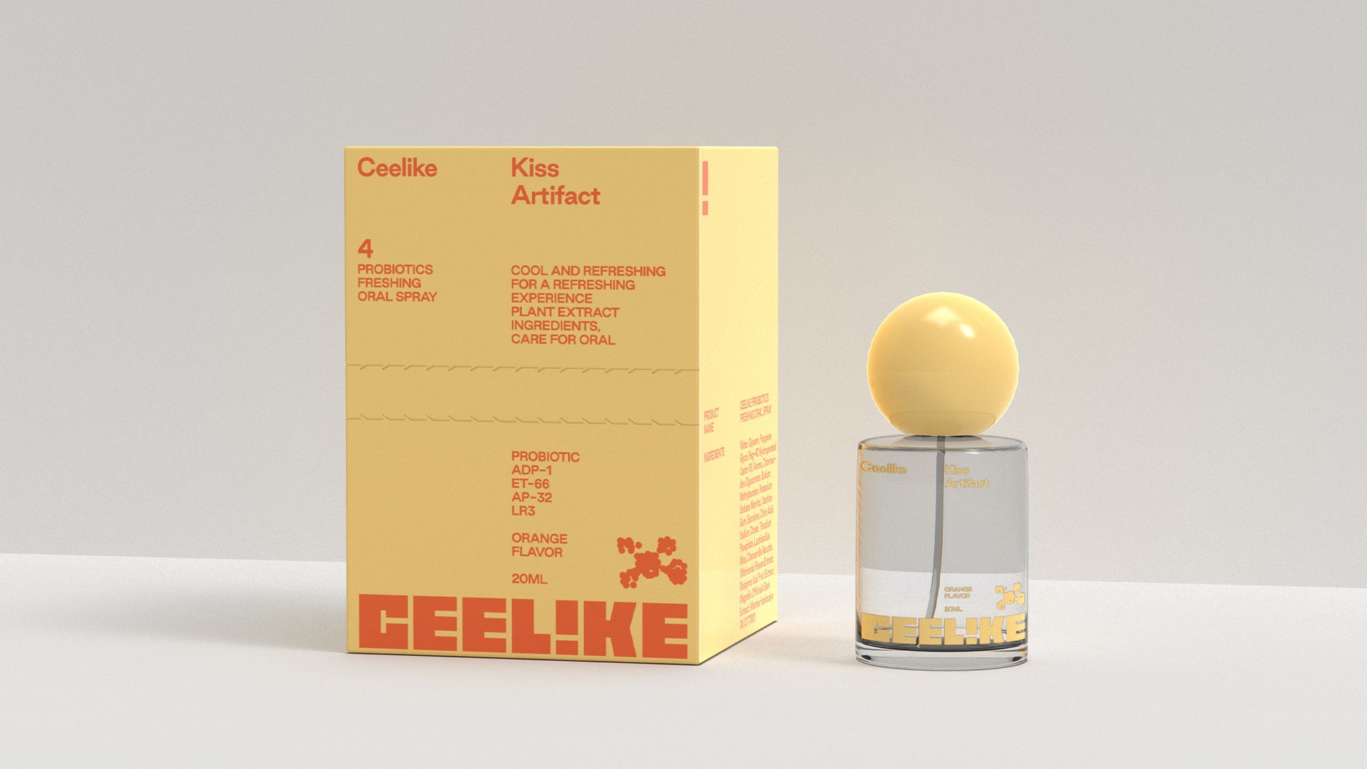 CEELIKE Smile Mist 20ml — Zesty Orange & Probiotics