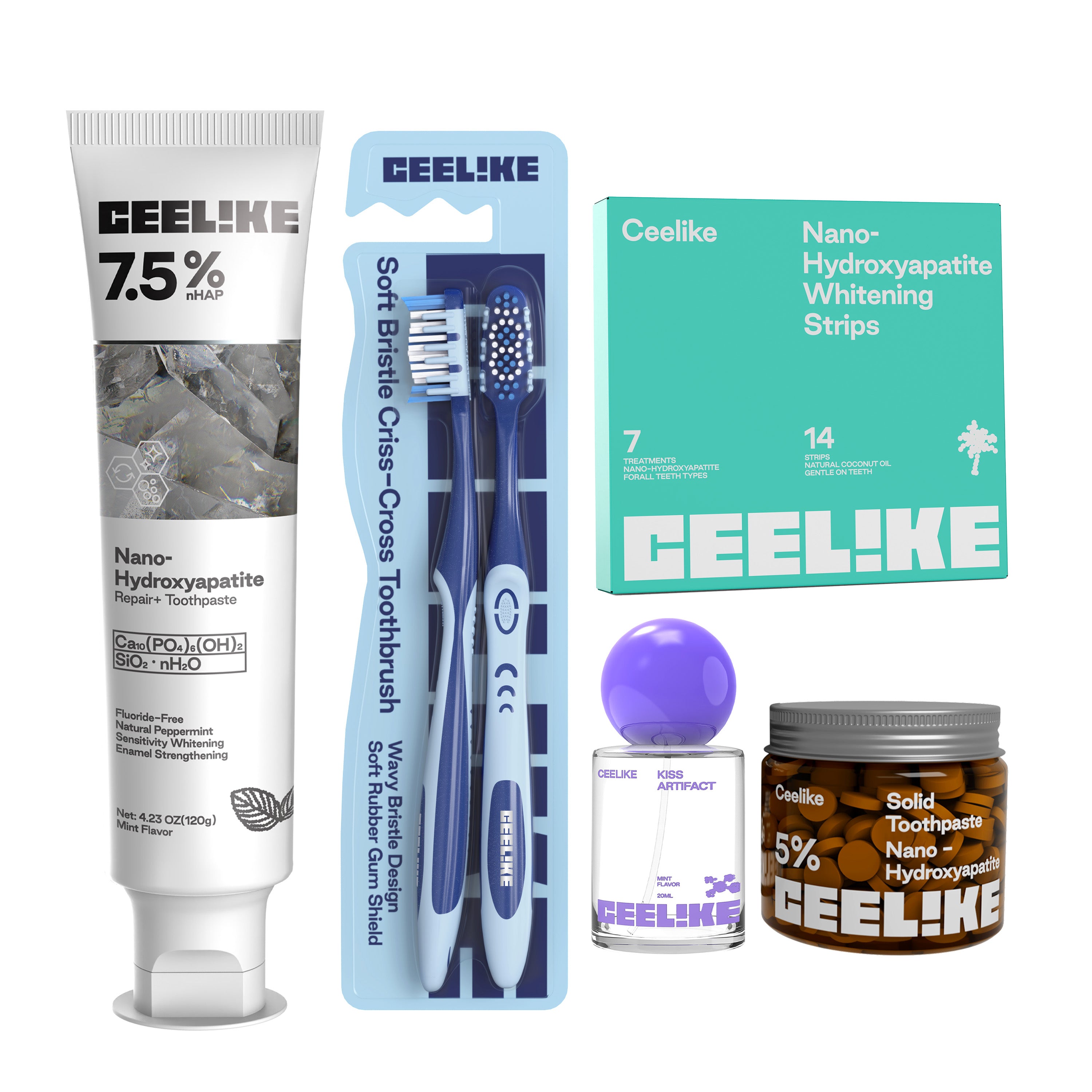 CEELIKE 5-in-1 Oral Care Set