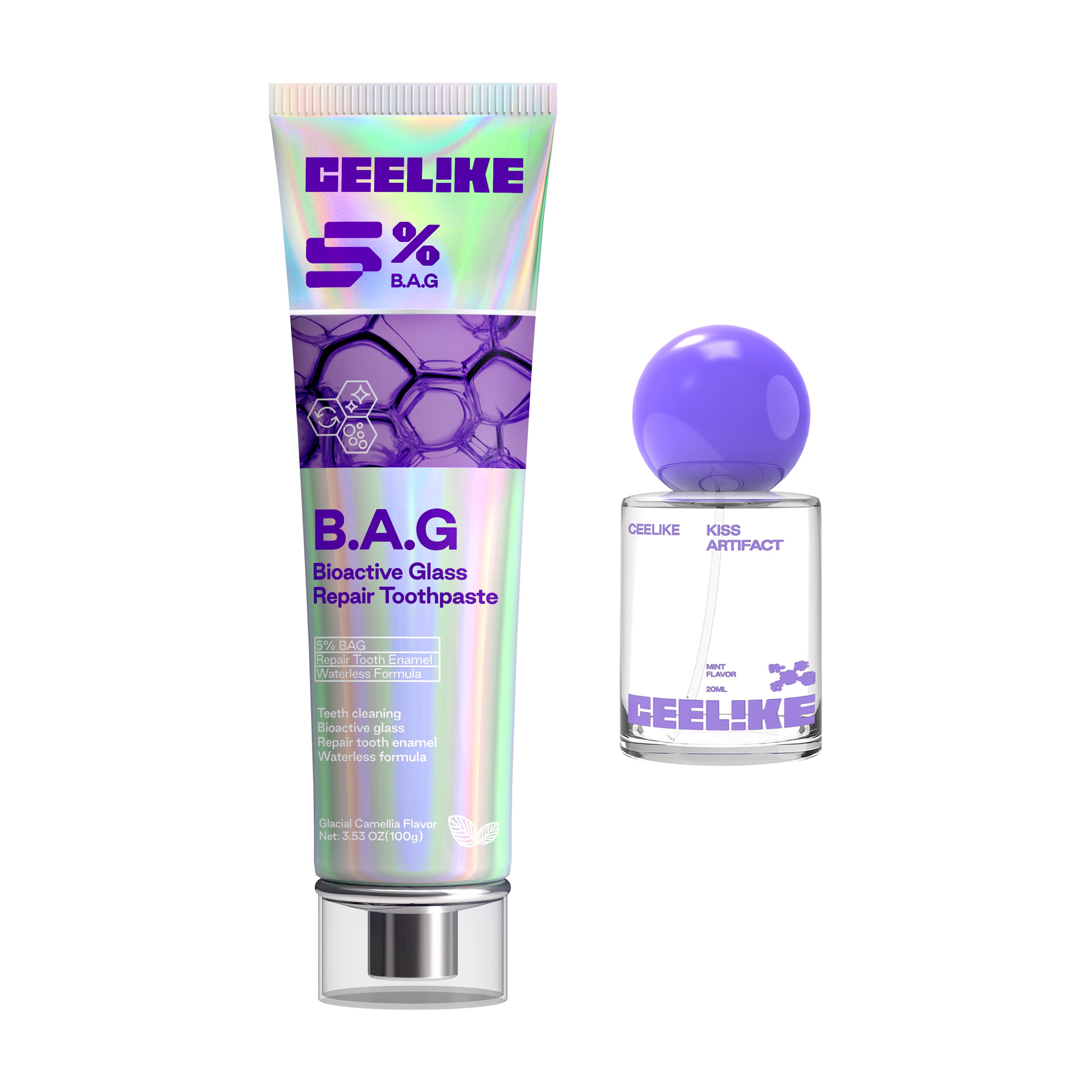 CEELIKE Toothpaste + Probiotic Oral Spray Duo Set – Ceelike