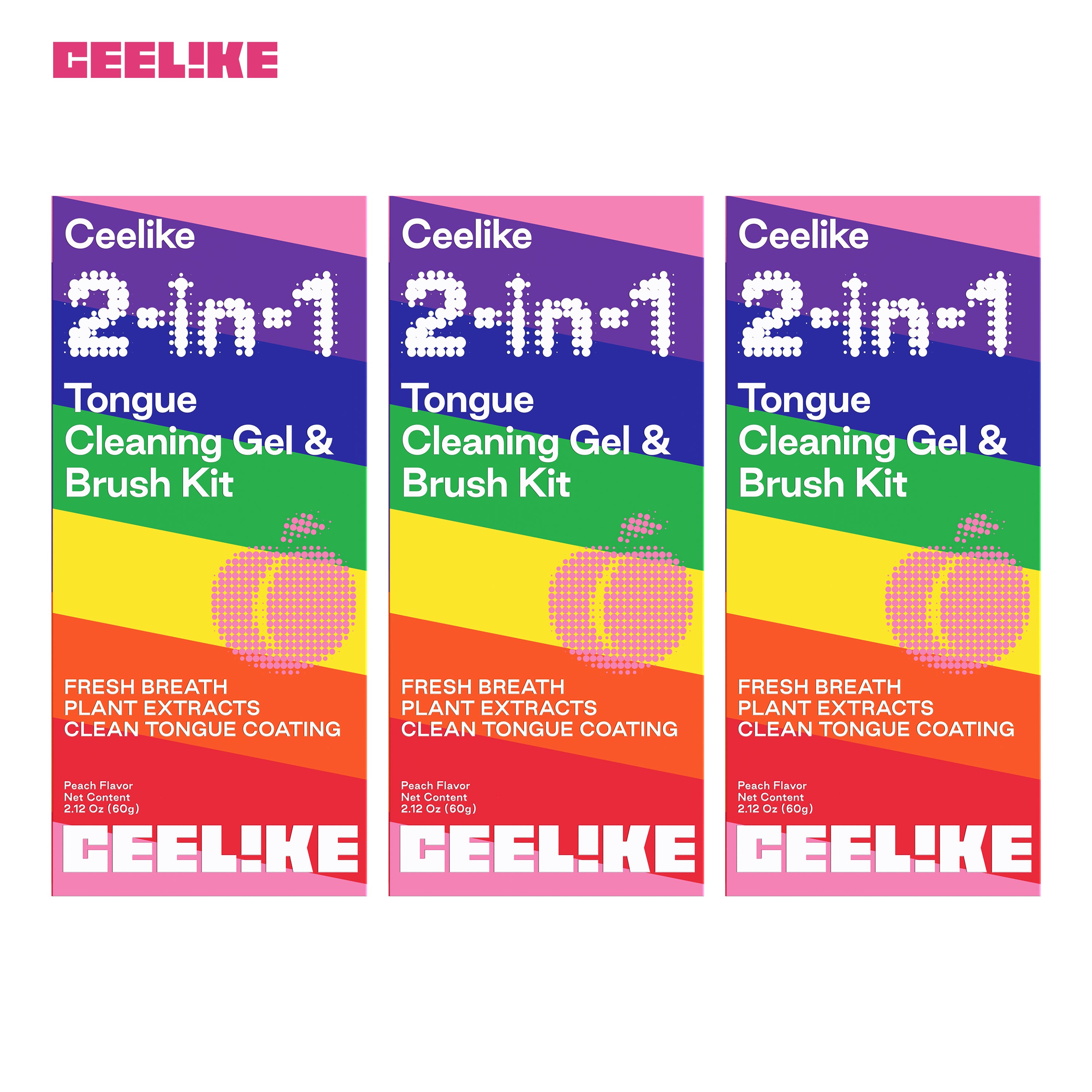 Tongue stiffness 100 standard Bシェル用 CEELIKE Tongue Gel & Brush – For Lasting Freshness – Ceelike