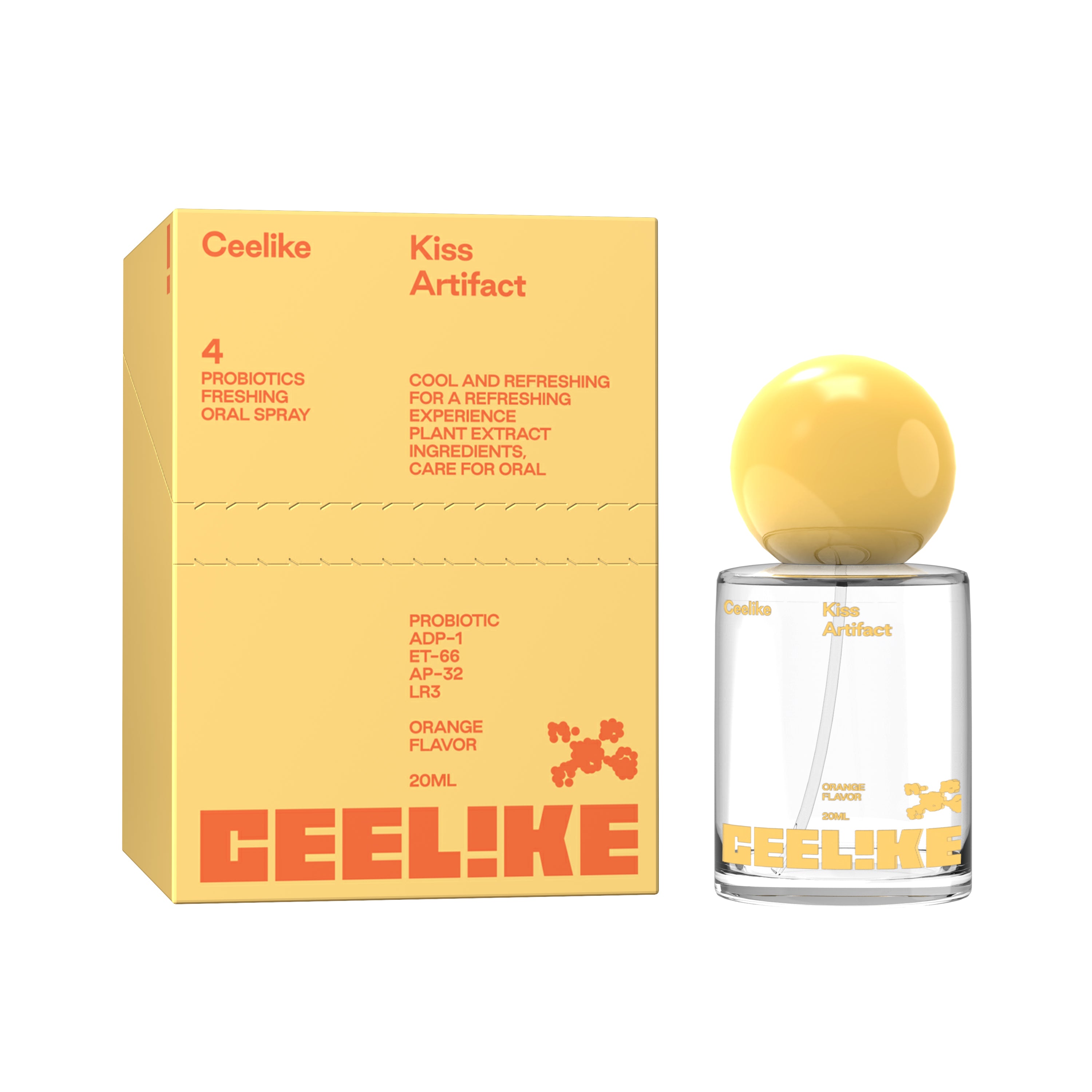CEELIKE Smile Mist 20ml — Zesty Orange & Probiotics