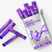 CEELIKE Purple Color-Correcting Stick Mouthwash | Alcohol-Free | Fresh Mint | 12 Sticks