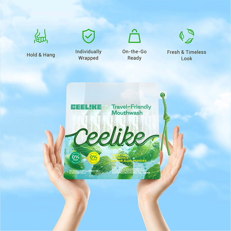 CEELIKE Ice Mint Mouthwash Sachets