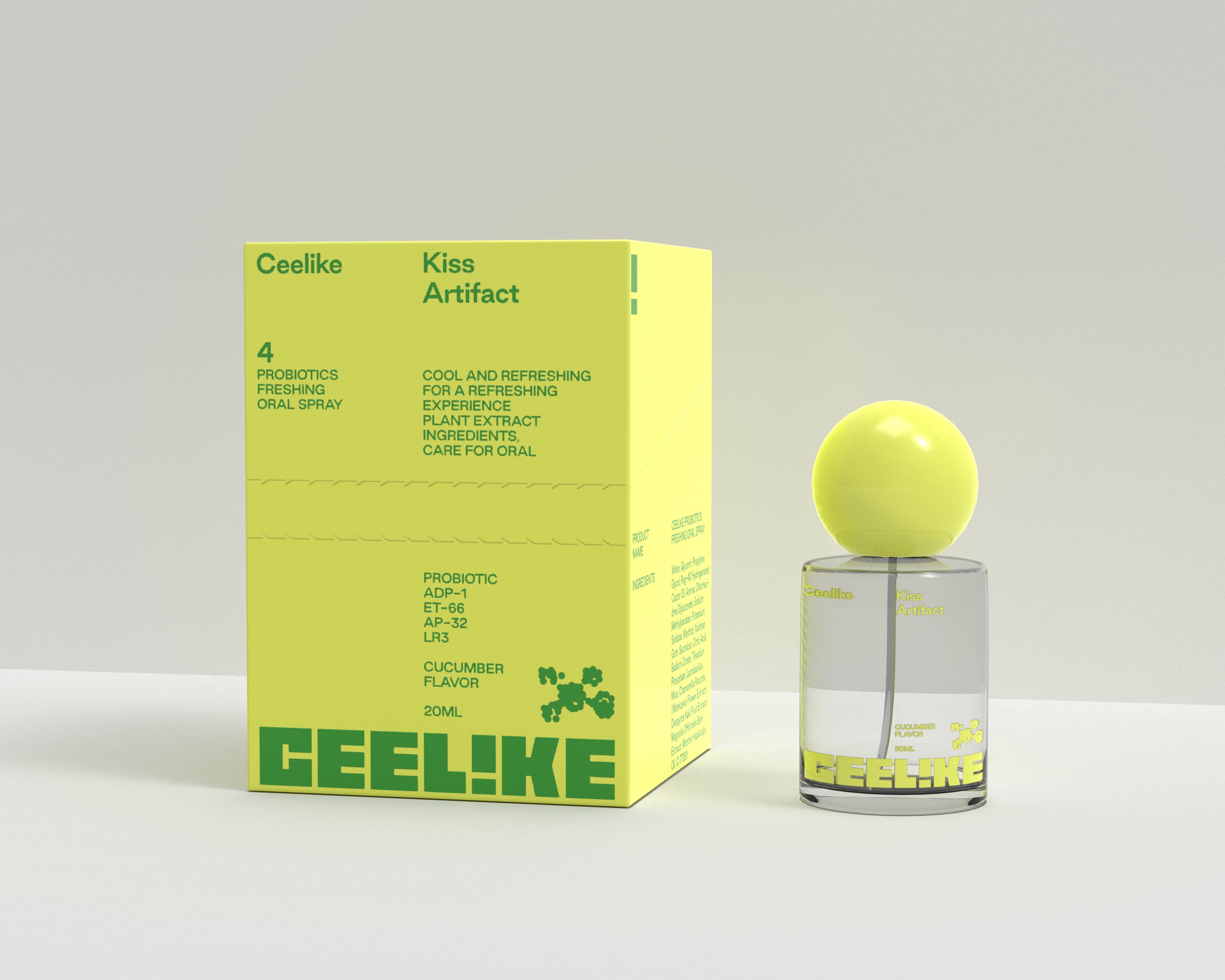 CEELIKE Smile Mist 20ml — Crisp Cucumber & Probiotics