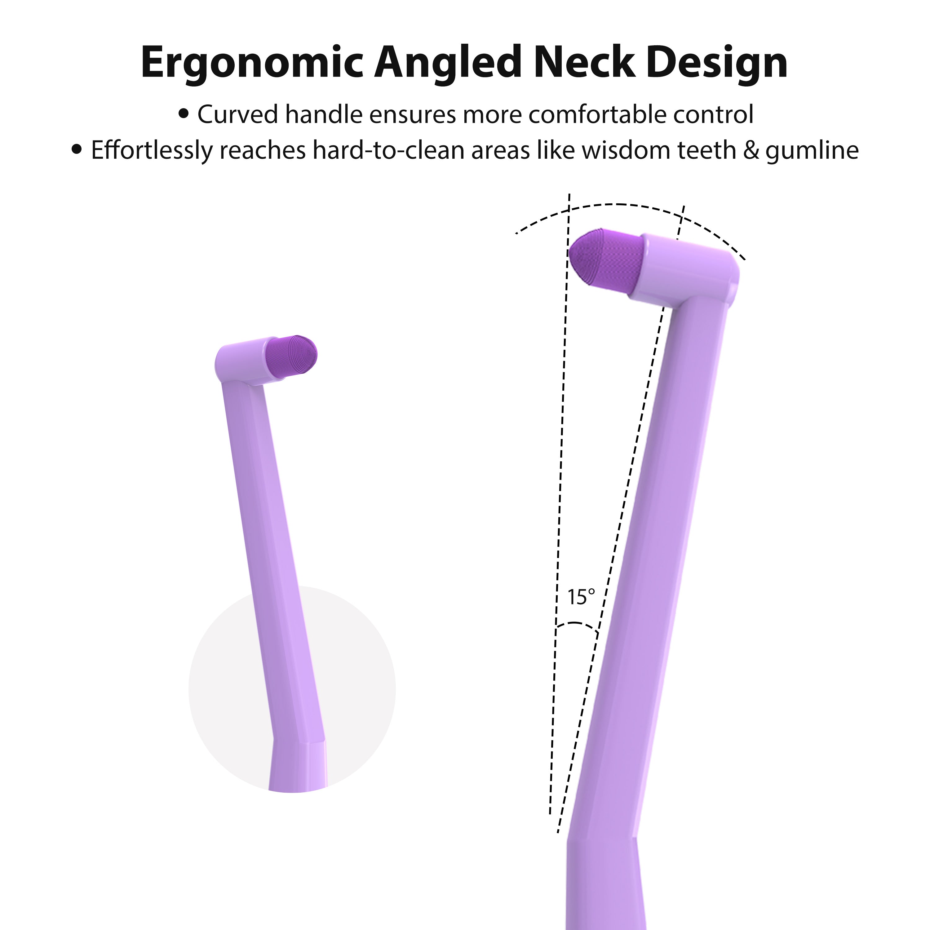 CEELIKE 0.12mm Sensitive Care Orthodontic Toothbrush