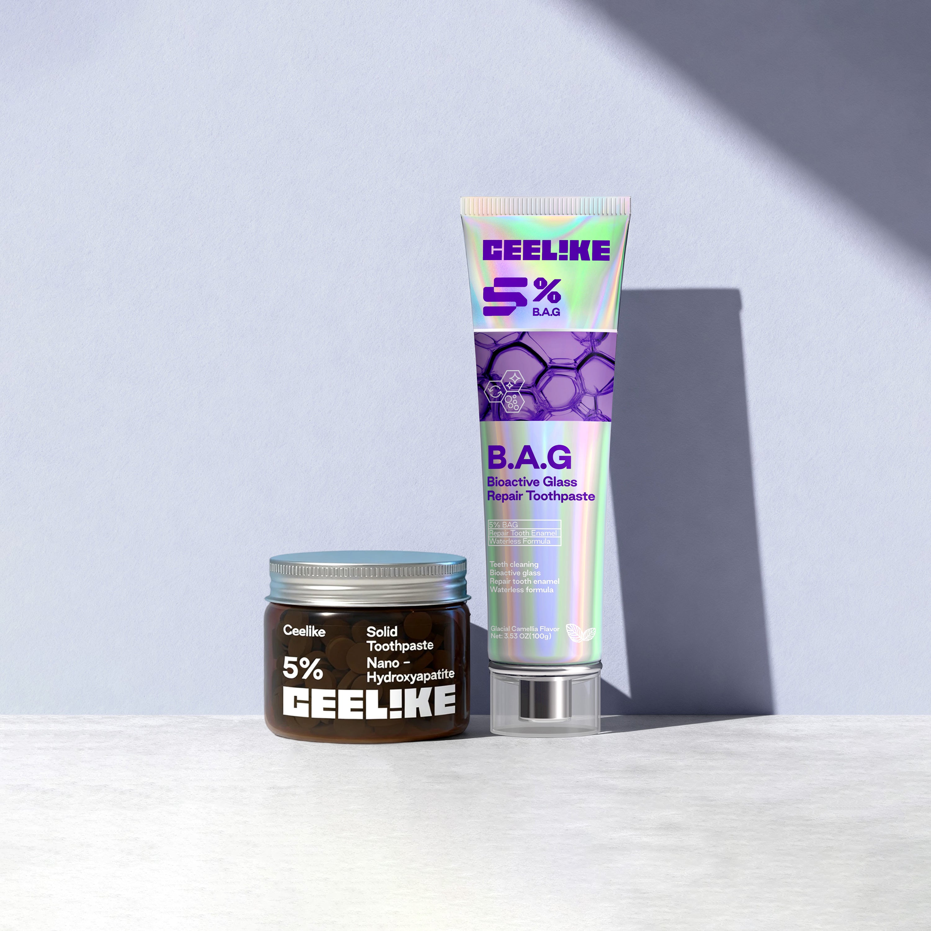 CEELIKE Oral Care Duo – Classic Toothpaste & Solid Tablets