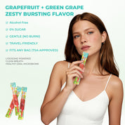 CEELIKE Portable Mouthwash Sticks – Yuzu & Green Grape Refresh