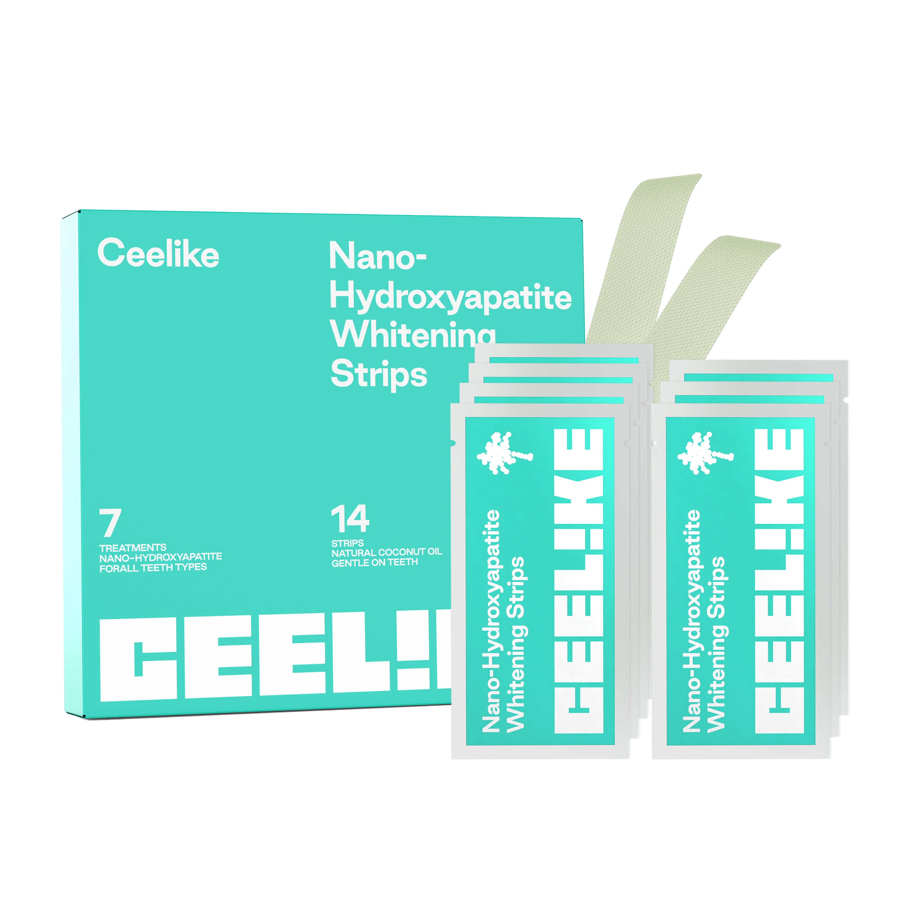 CEELIKE Nano-Hydroxyapatite Teeth Whitening Strips