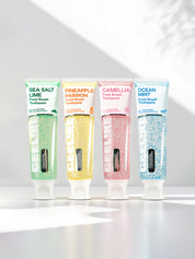 CEELIKE Fresh Breath Toothpaste 4-Flavor Set