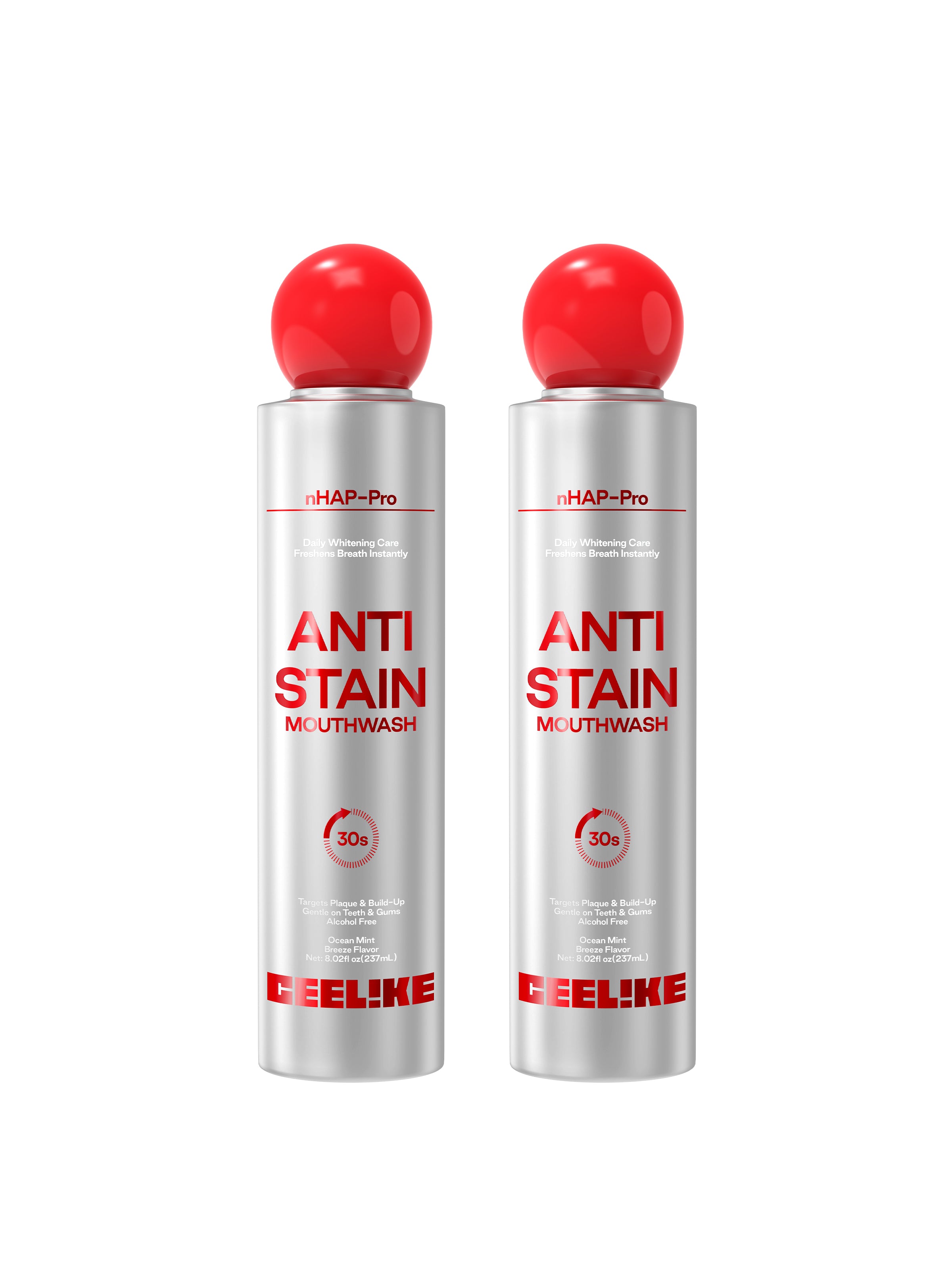 CEELIKE Stain Defense Mouthwash 120ml • Alcohol-Free • Refreshing Oral Care