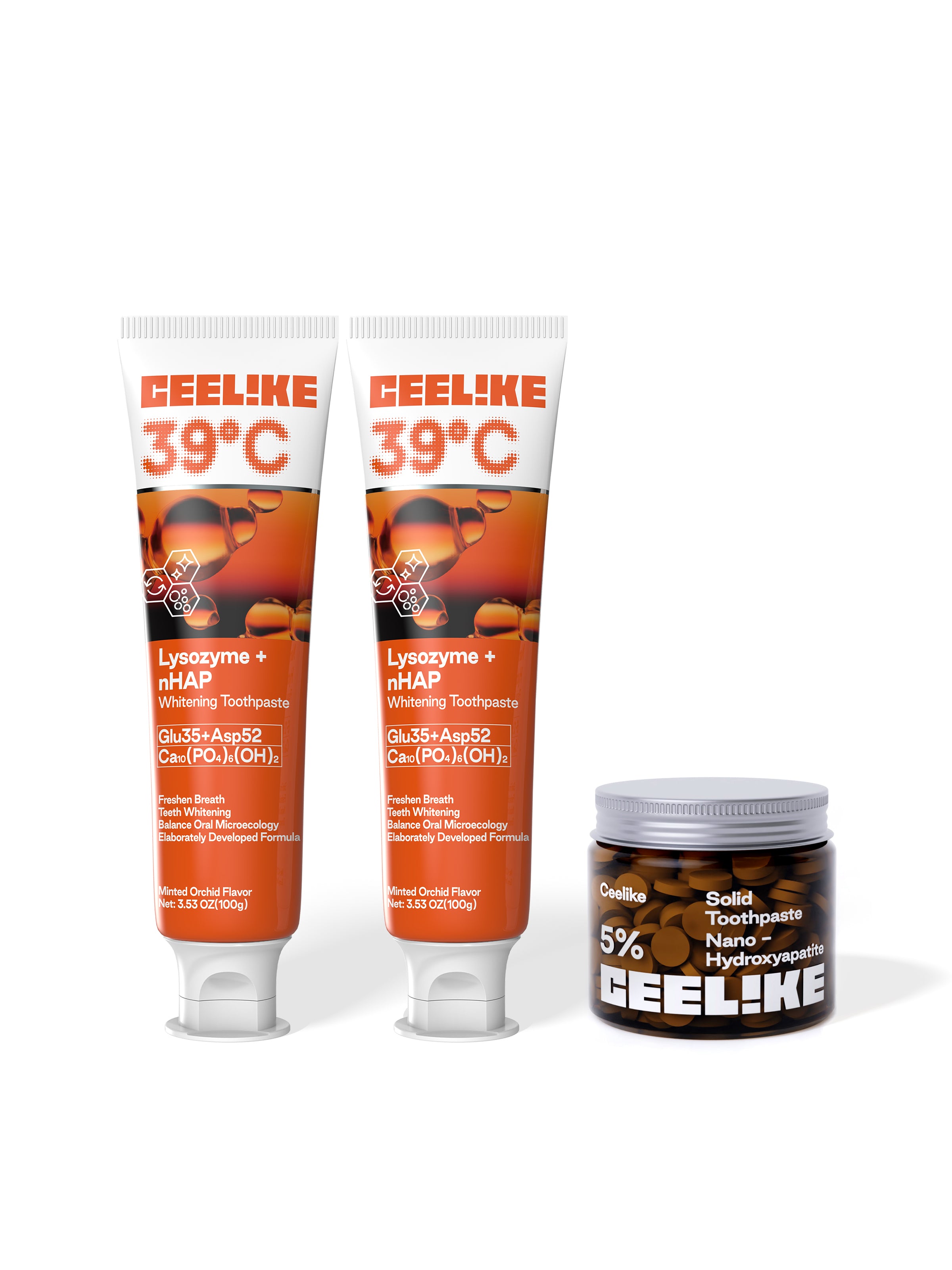CEELIKE Hydro Care Combo Set | Toothpaste Duo + Tablets