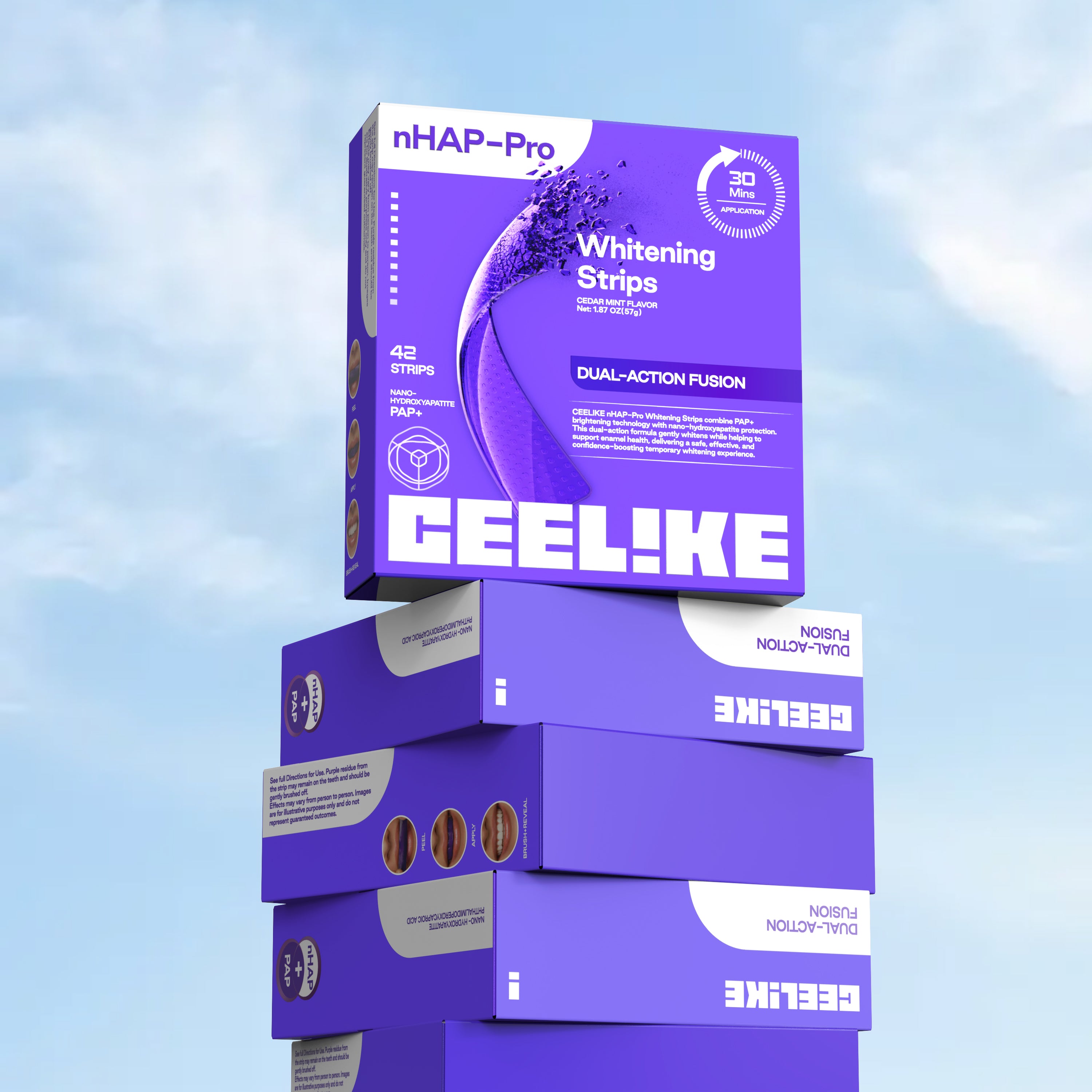 CEELIKE Nano-Hydroxyapatite Teeth Strips | Brighter Smile
