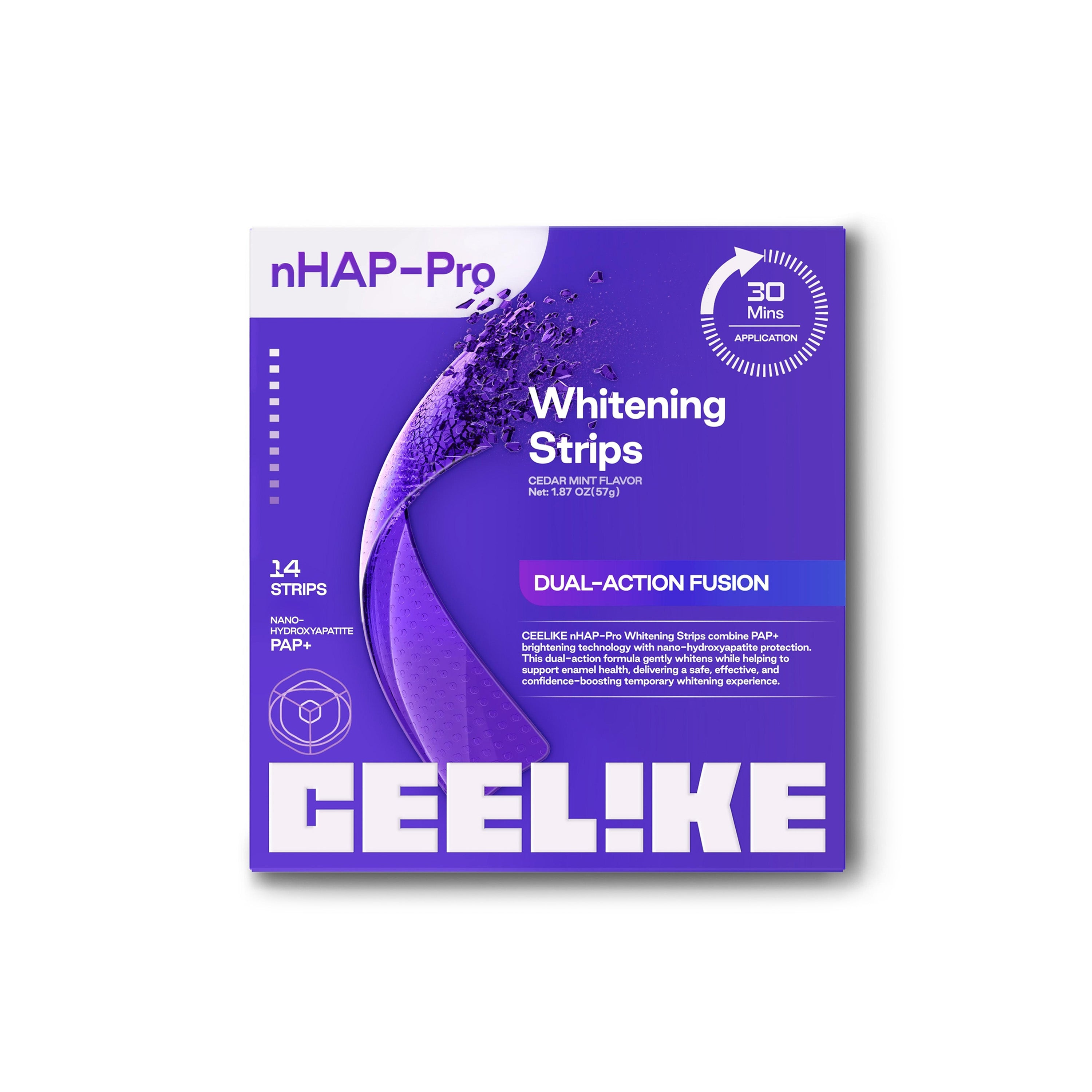 CEELIKE Nano-Hydroxyapatite Teeth Strips | Brighter Smile