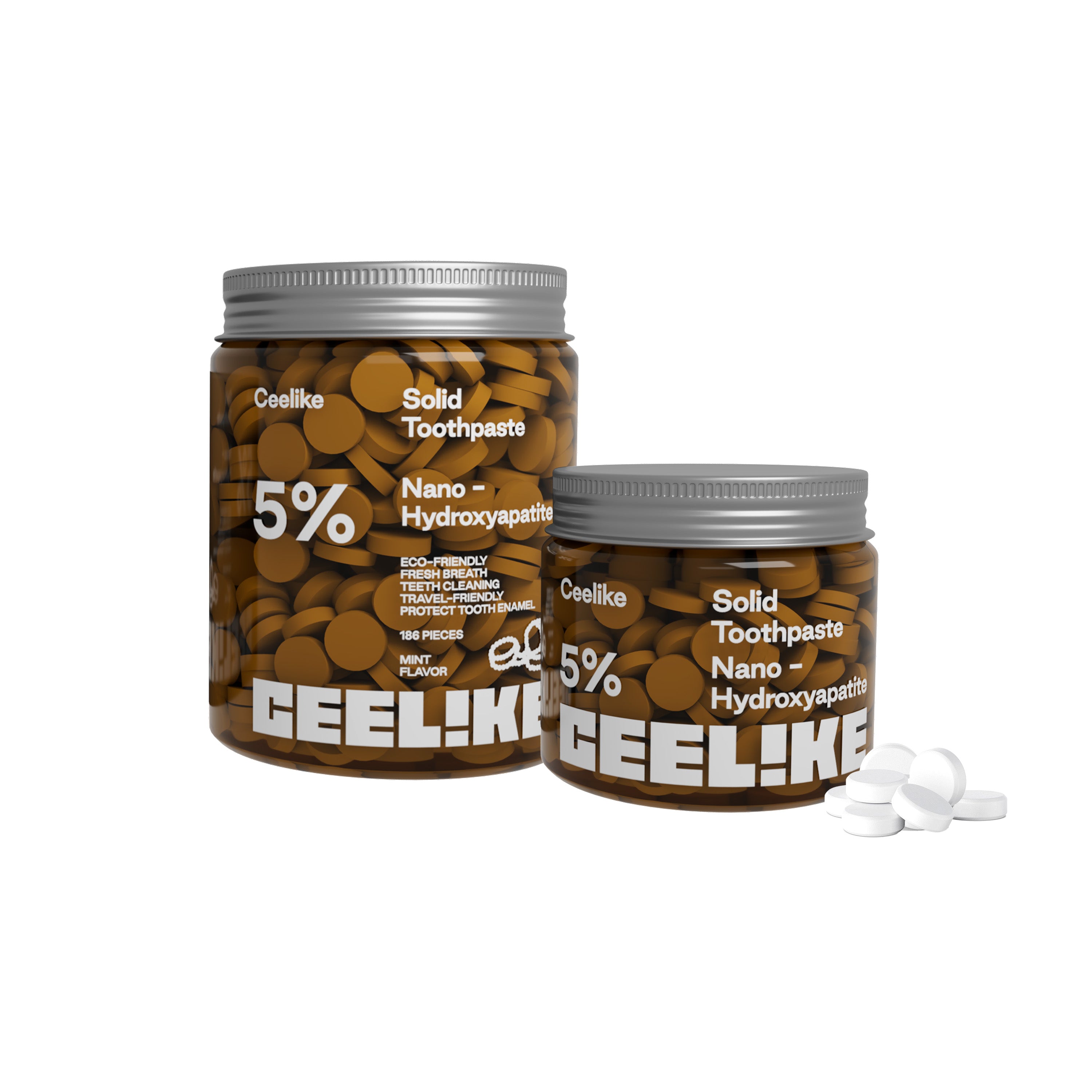 CEELIKE 5% Hydroxyapatite Toothpaste Tablets