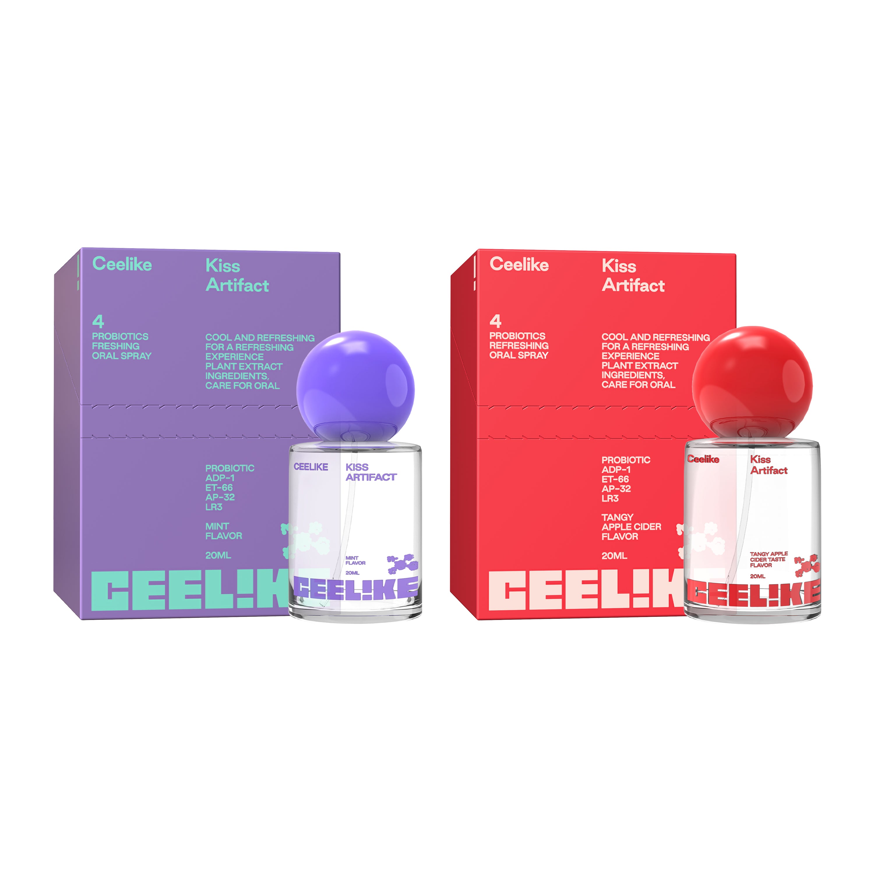 CEELIKE Oral Spray Duo – Mix & Match Freshness Anytime