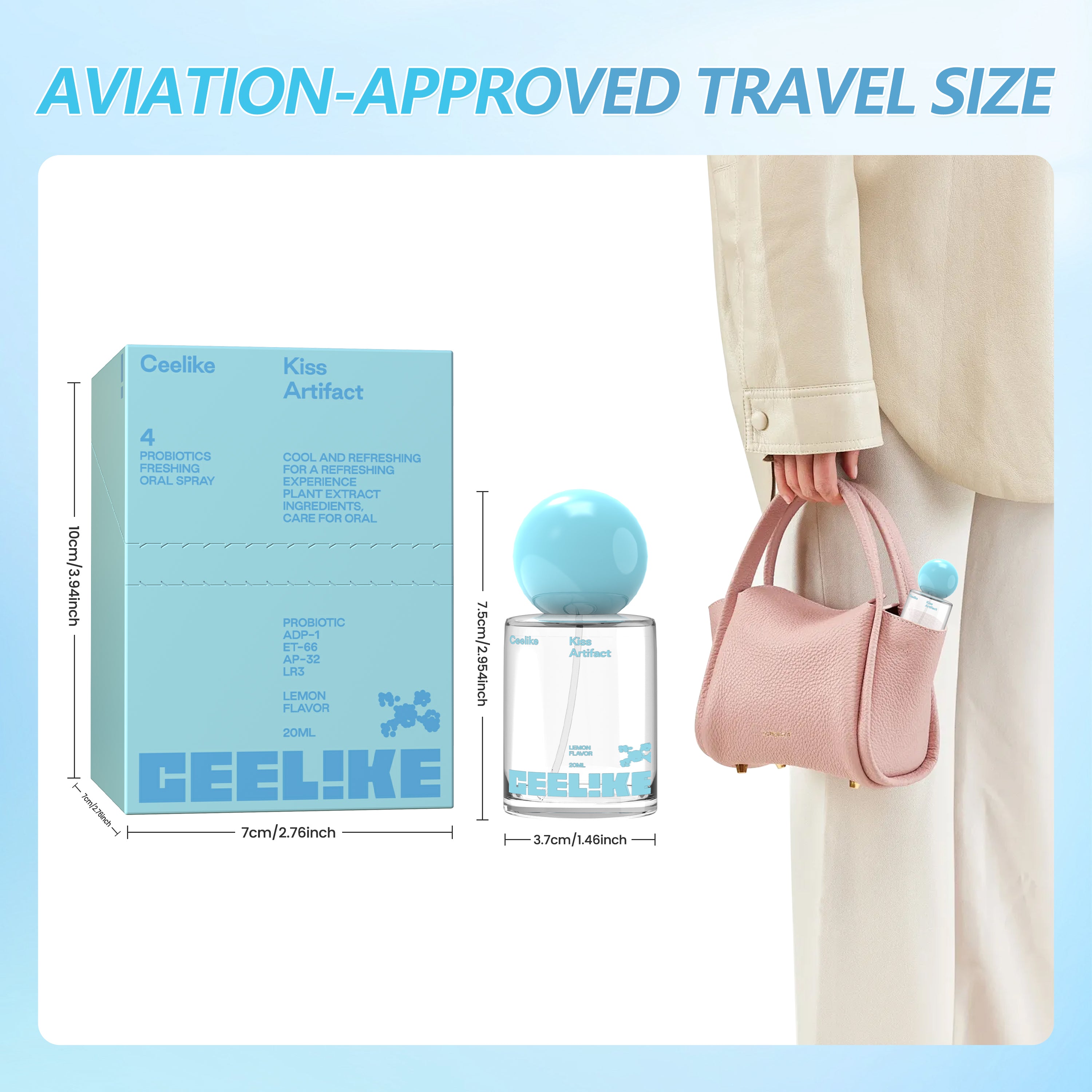 CEELIKE Smile Mist 20ml — Lively Lemon & Probiotics