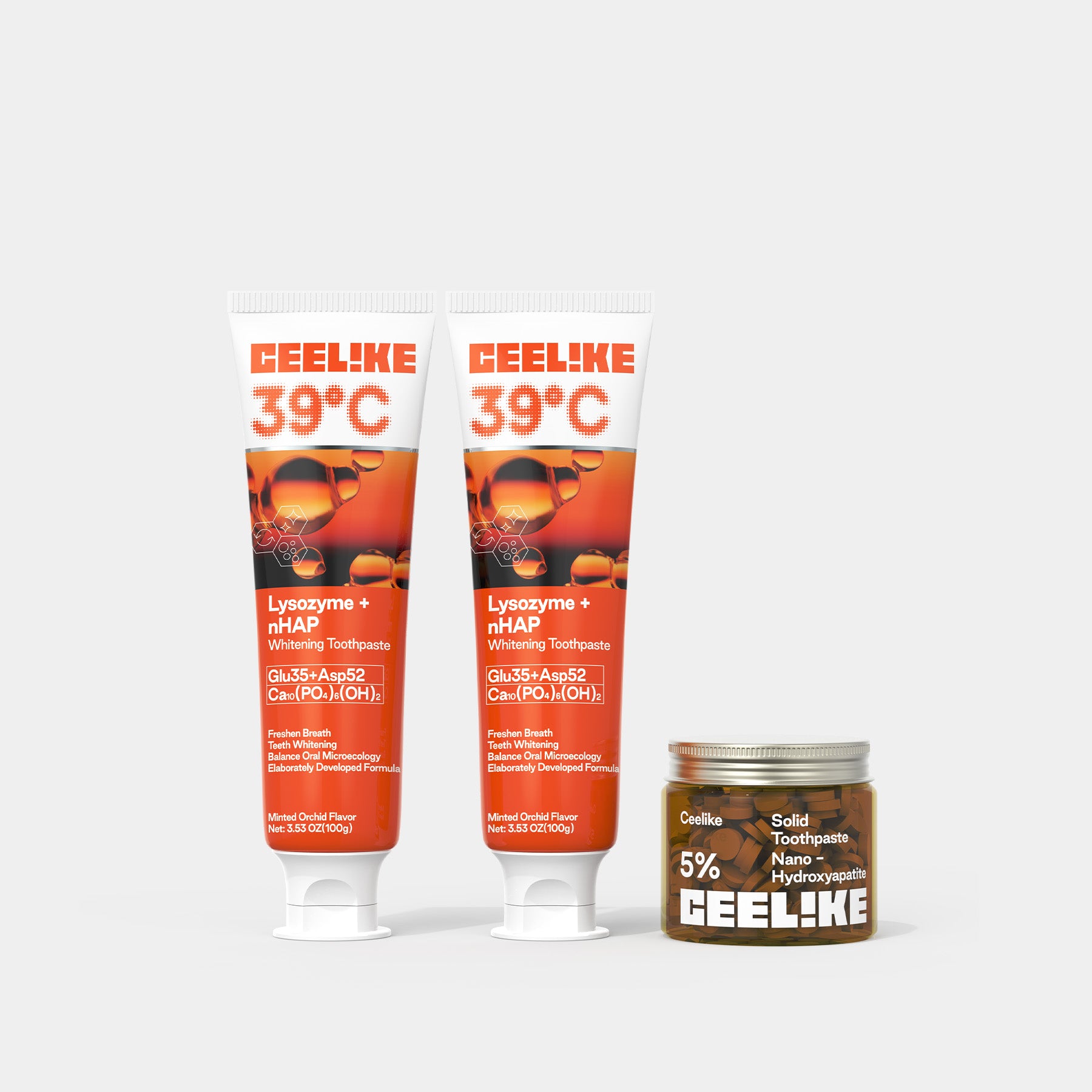 CEELIKE Hydro Care Combo Set | Toothpaste Duo + Tablets