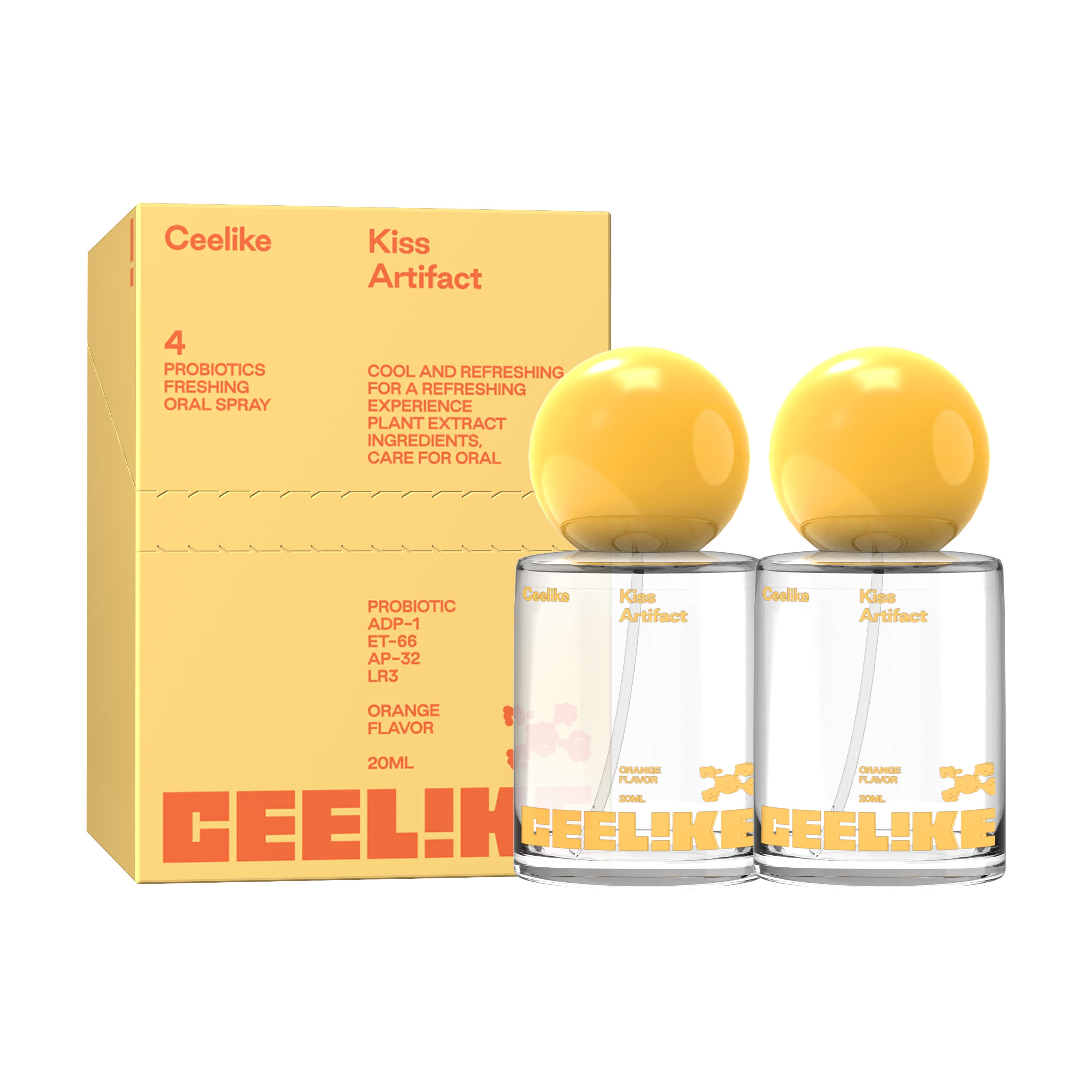 CEELIKE Smile Mist 20ml — Zesty Orange & Probiotics – Ceelike