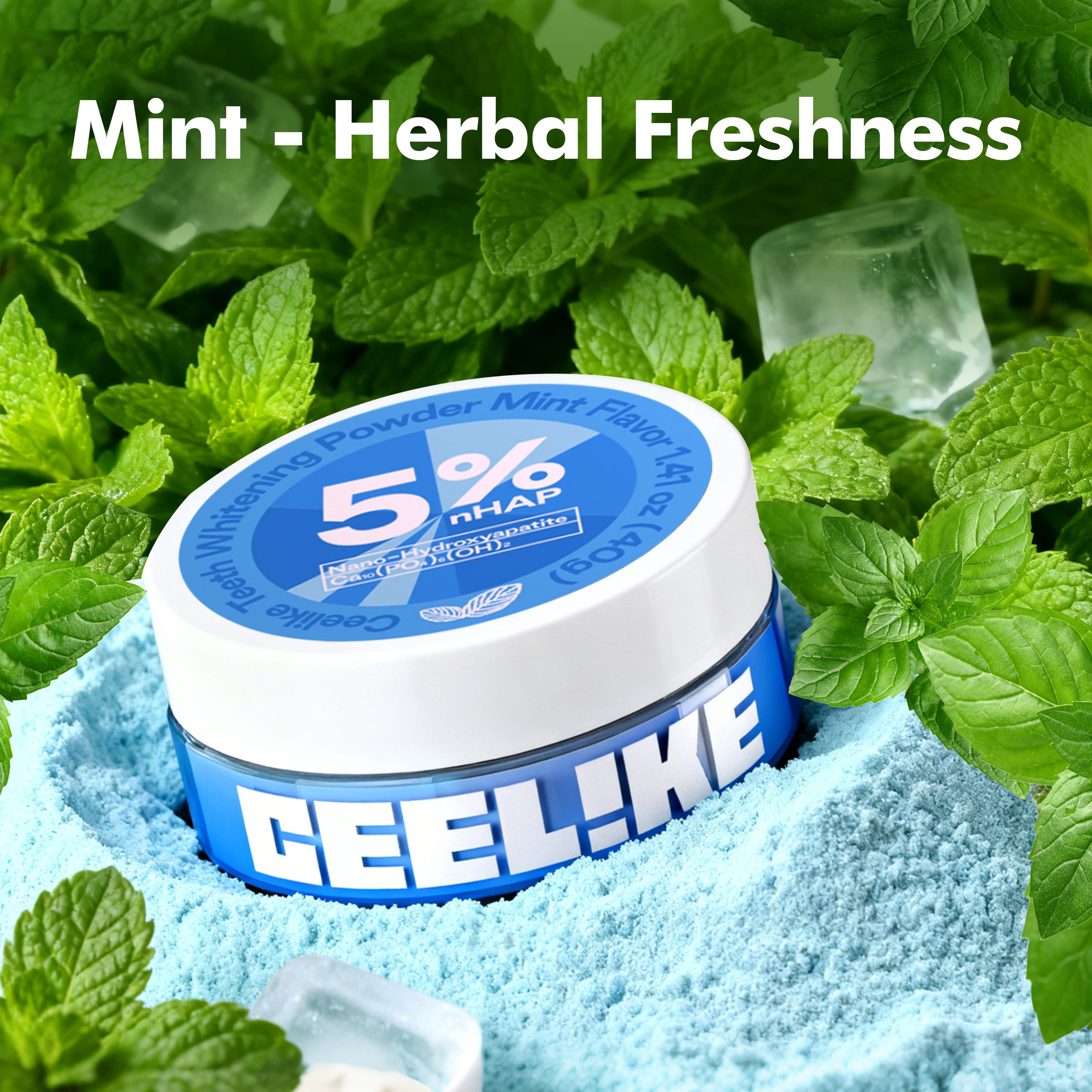 CEELIKE 5% Nano-Hydroxyapatite Whitening Tooth Powder