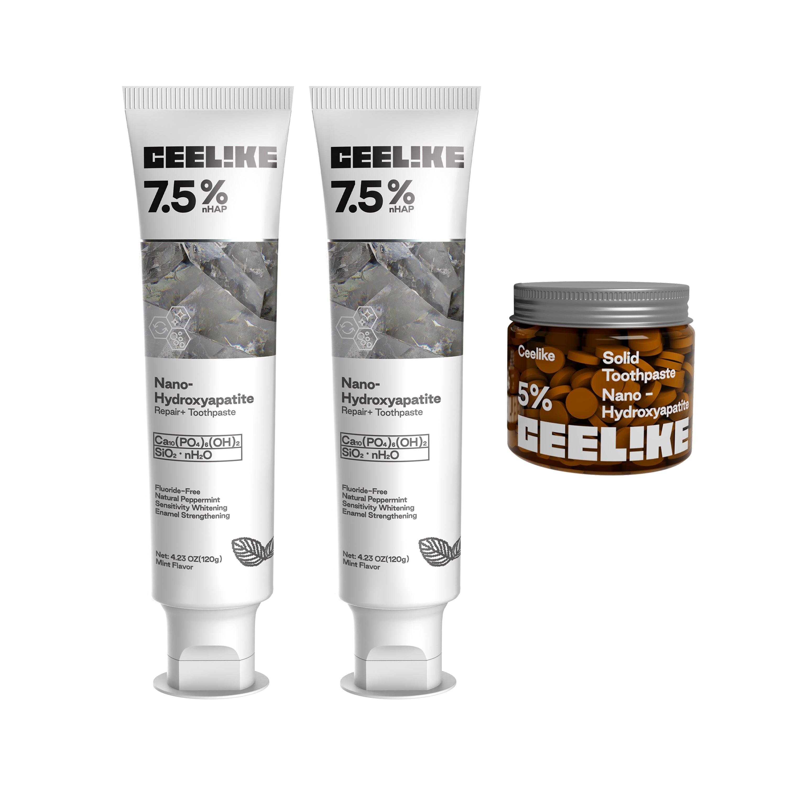 Everyday Freshness, Anytime– Full-Size + Solid Toothpaste Combo
