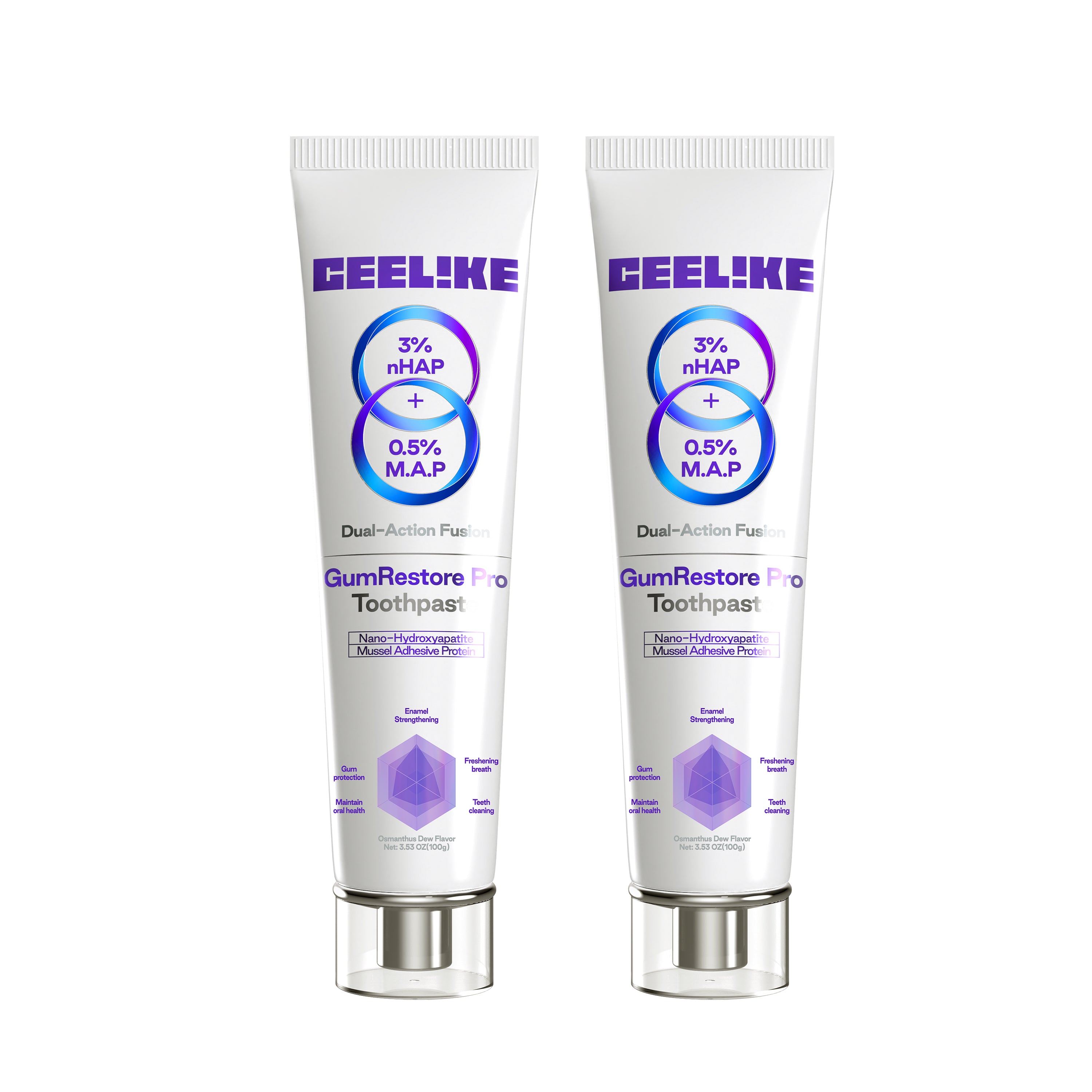 CEELIKE Mussel Adhesive Protein Toothpaste | Nano-Hydroxyapatite