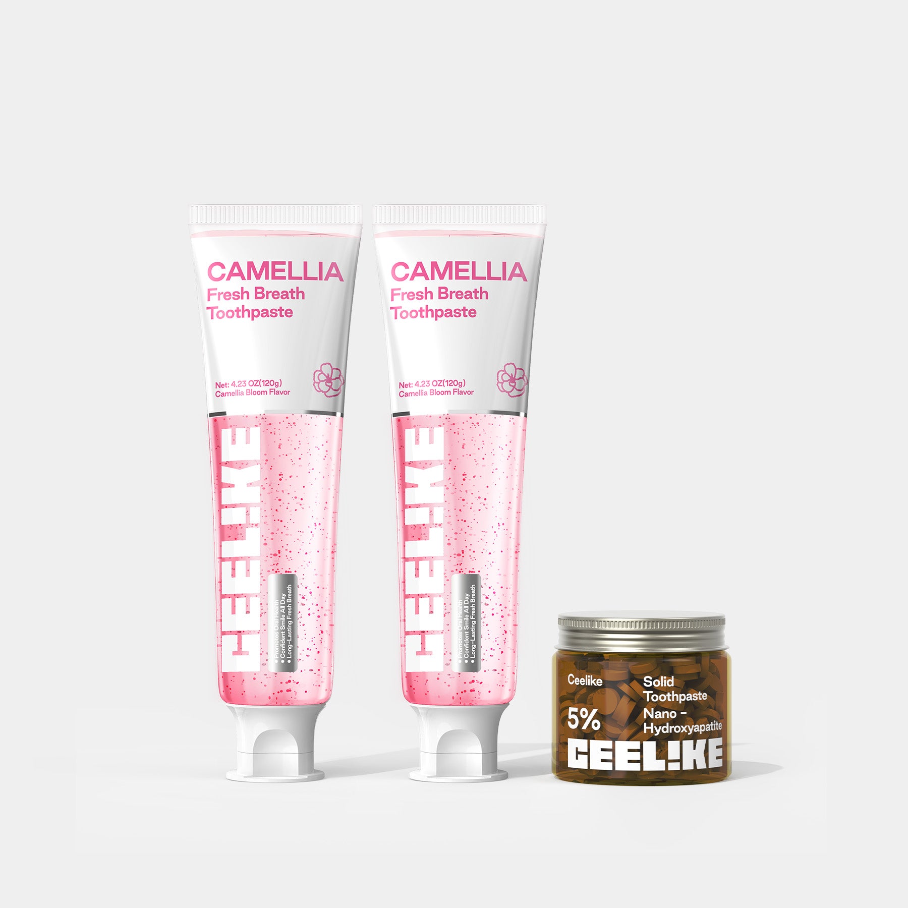 CEELIKE Hydro Care Combo Set | Toothpaste Duo + Tablets