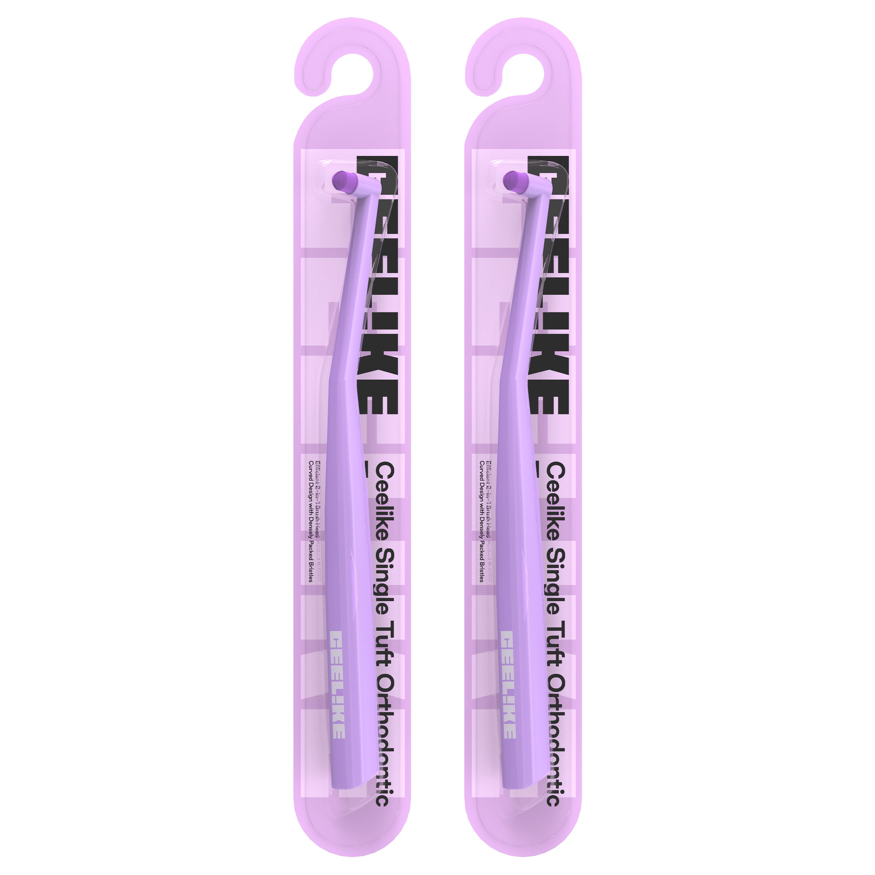 CEELIKE 0.12mm Sensitive Care Orthodontic Toothbrush