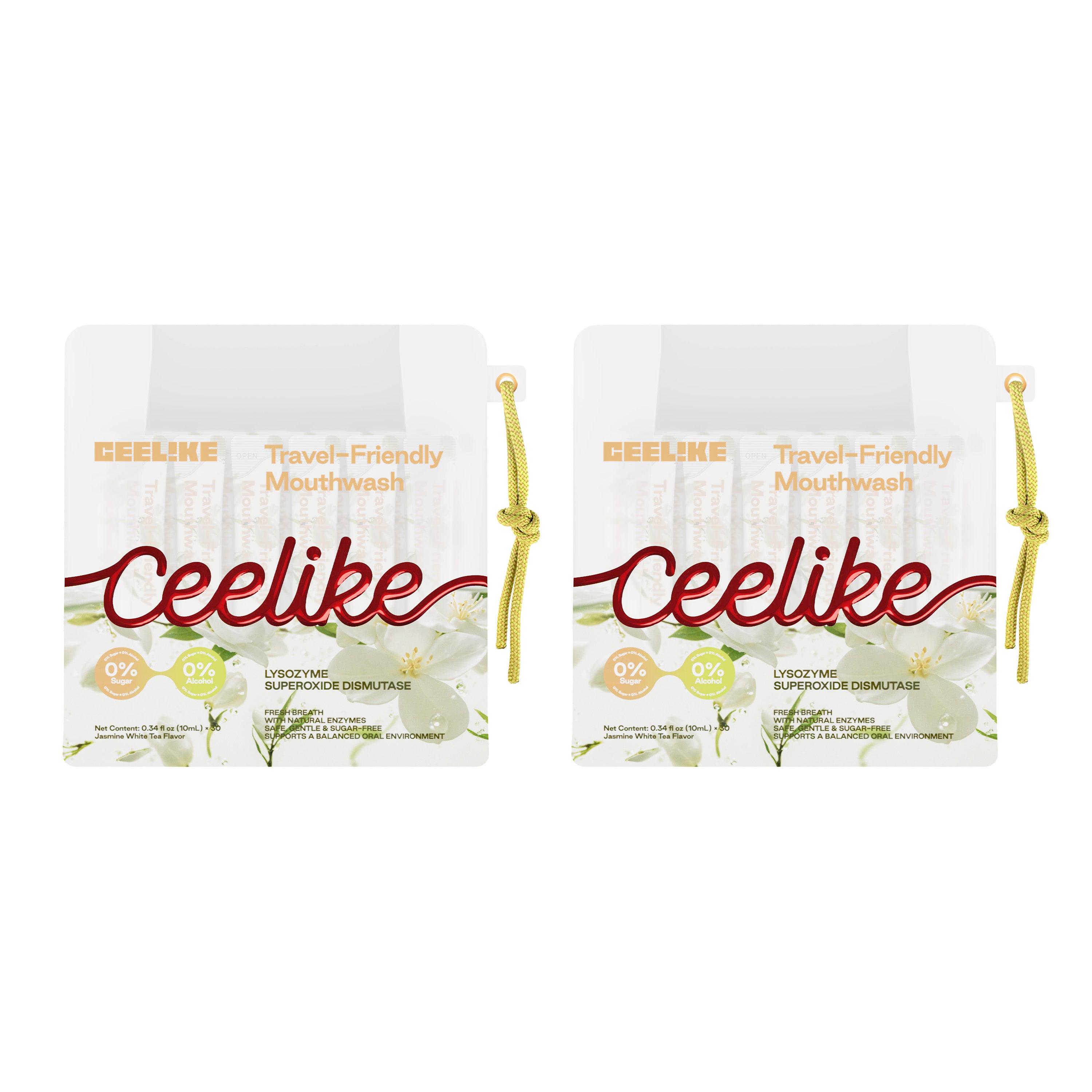 CEELIKE Jasmine White Tea On-the-Go Mouthwash