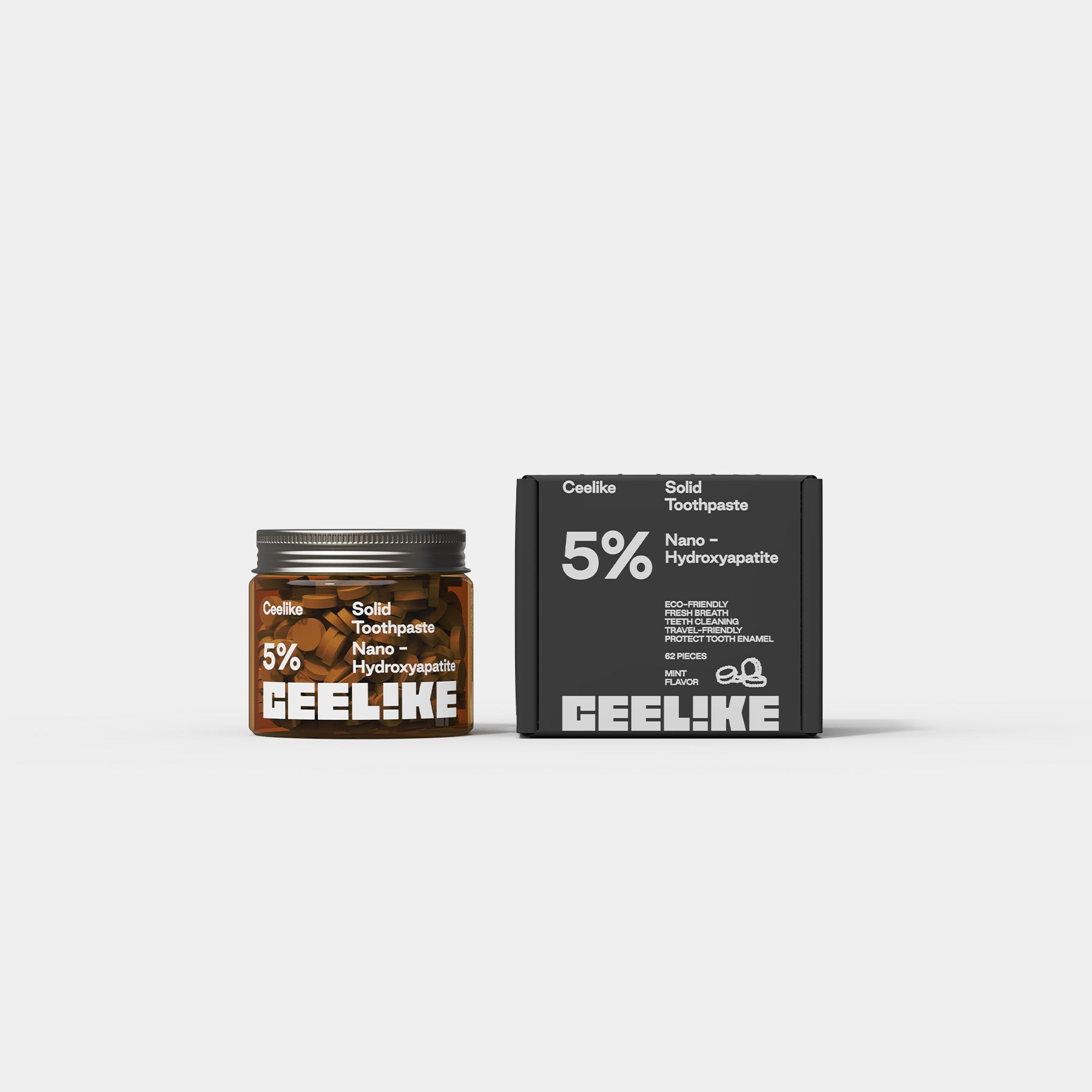 CEELIKE 5% Hydroxyapatite Toothpaste Tablets