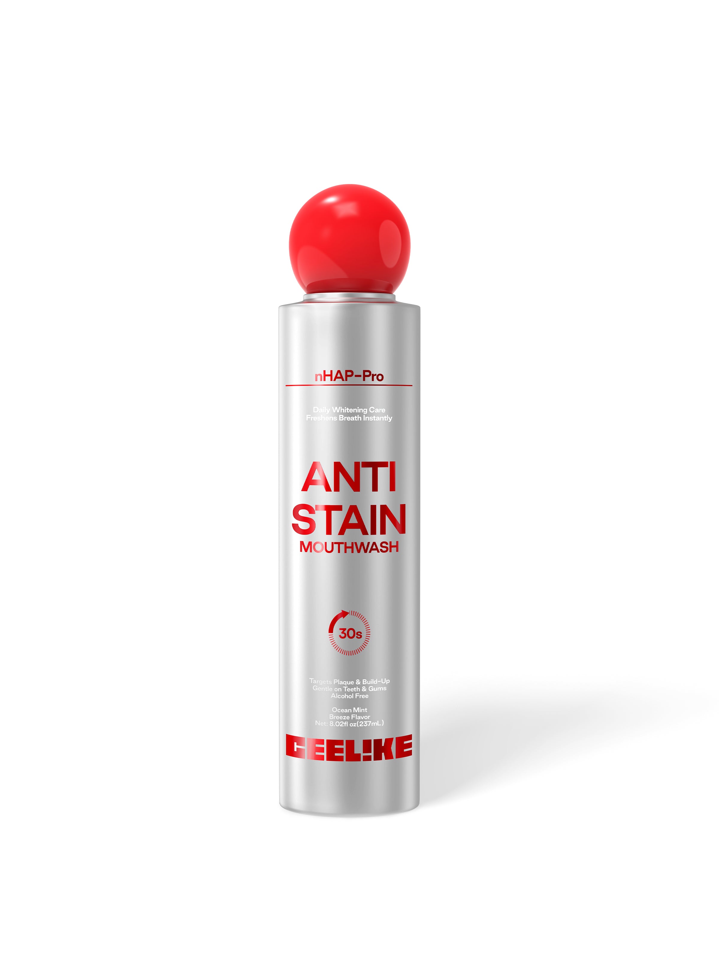 CEELIKE Stain Defense Mouthwash 120ml • Alcohol-Free • Refreshing Oral Care