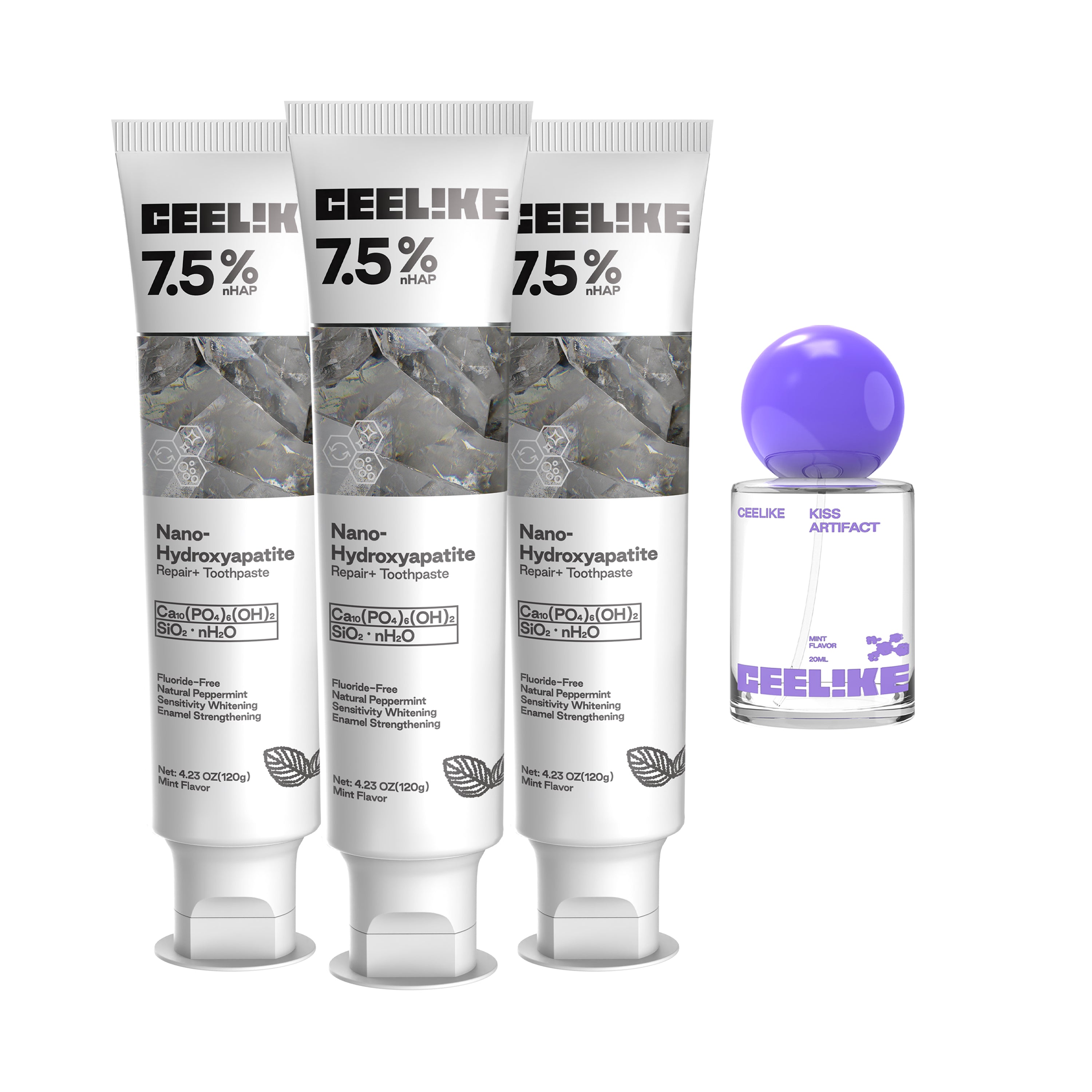 CEELIKE Daily Oral Care Kit | Toothpaste + Oral Spray Set – Ceelike
