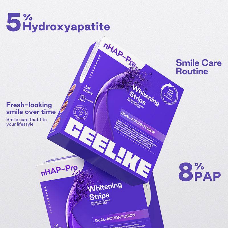 CEELIKE Nano-Hydroxyapatite Teeth Strips | Brighter Smile