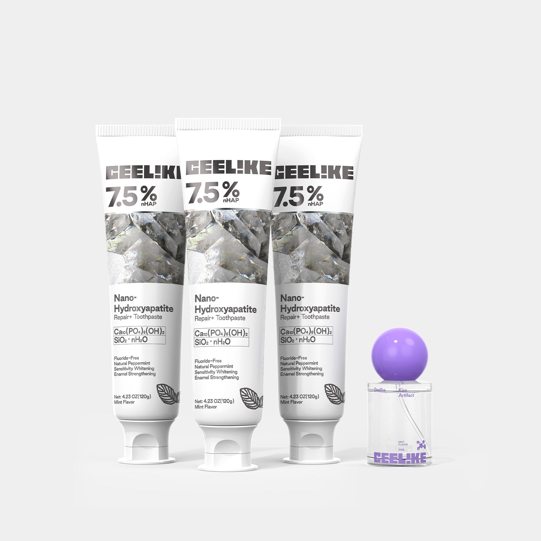 CEELIKE Daily Oral Care Kit | Toothpaste + Oral Spray Set