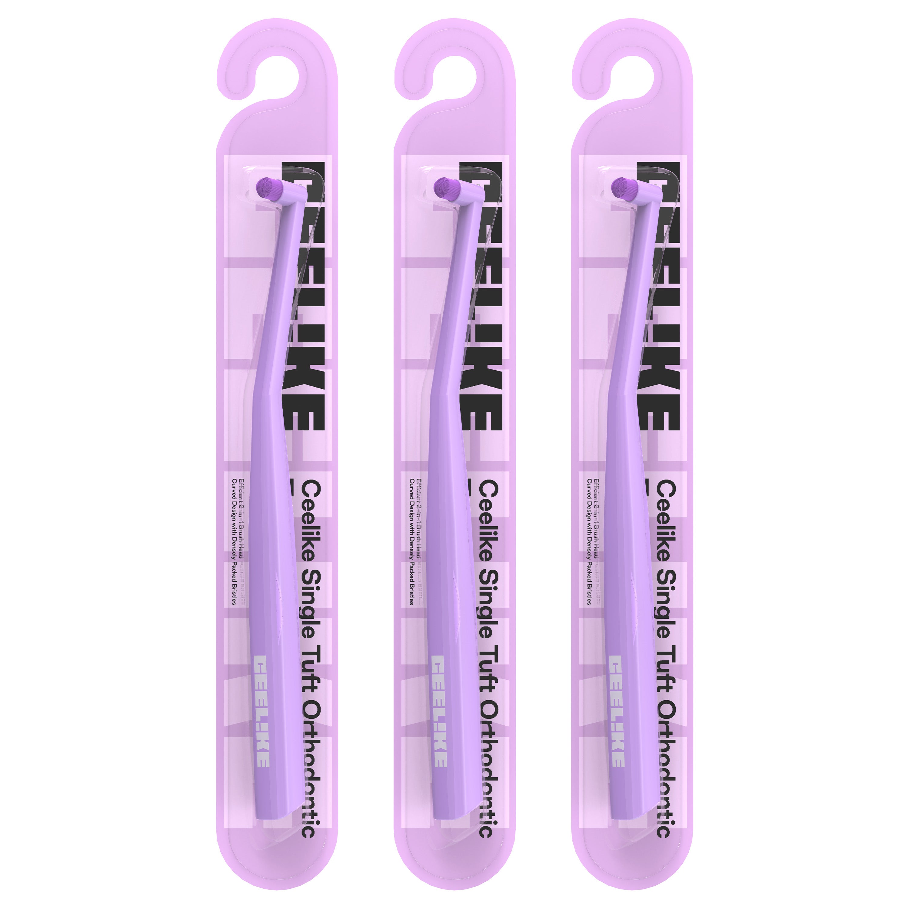 CEELIKE 0.12mm Sensitive Care Orthodontic Toothbrush