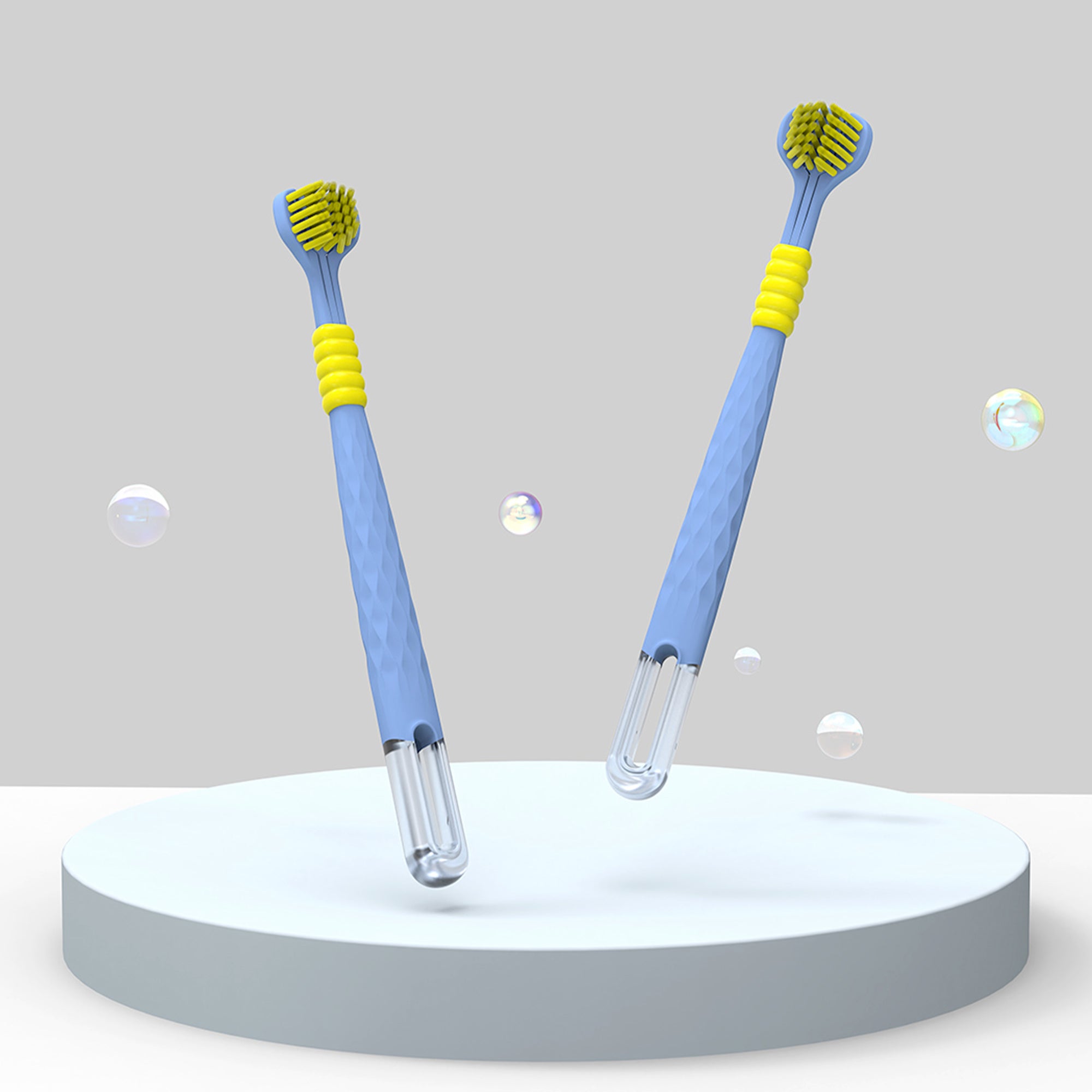 CEELIKE 3-Sided Soft Toothbrush – All-Around Care