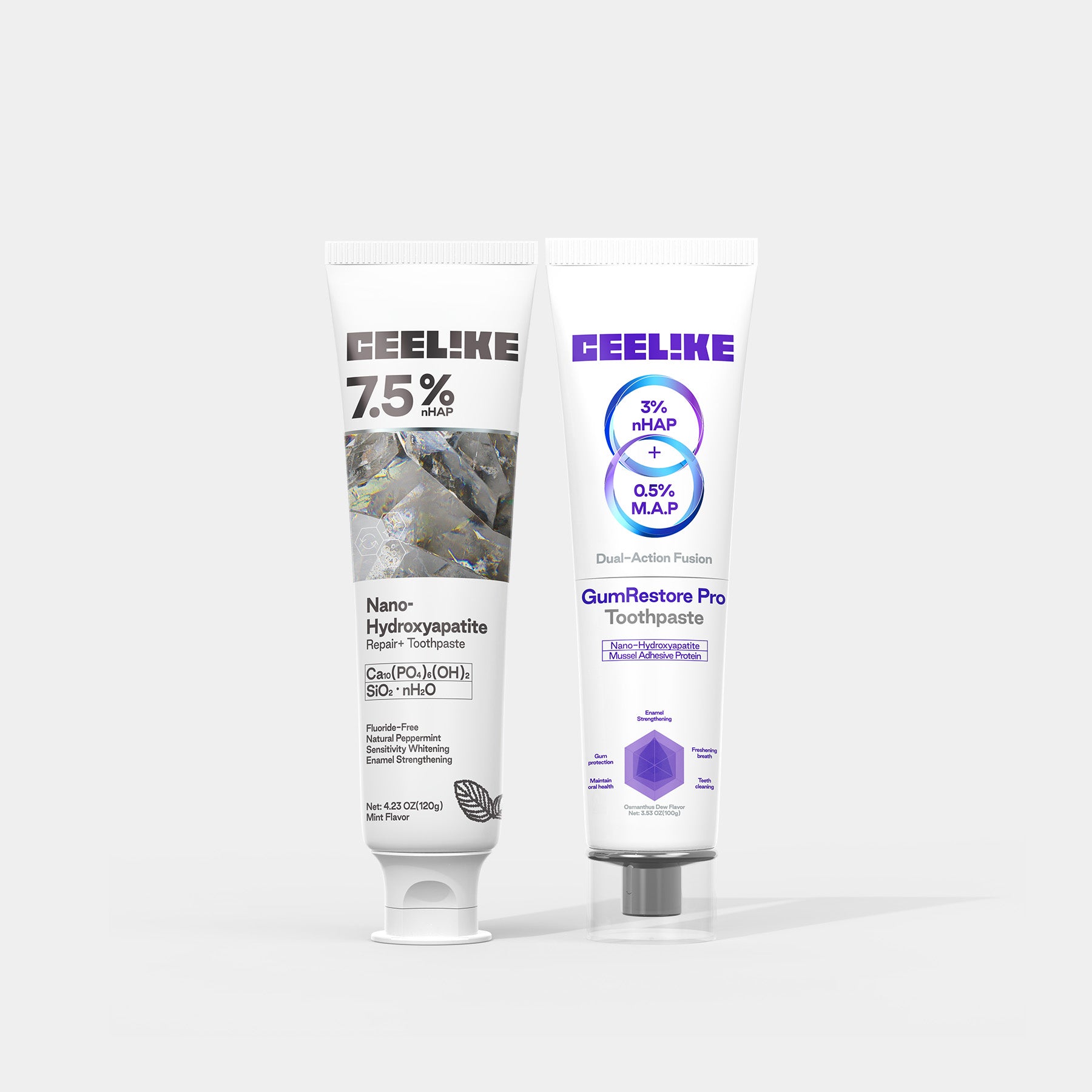 CEELIKE Twin Care Toothpaste Set | Dual Pack | Daily Oral Care