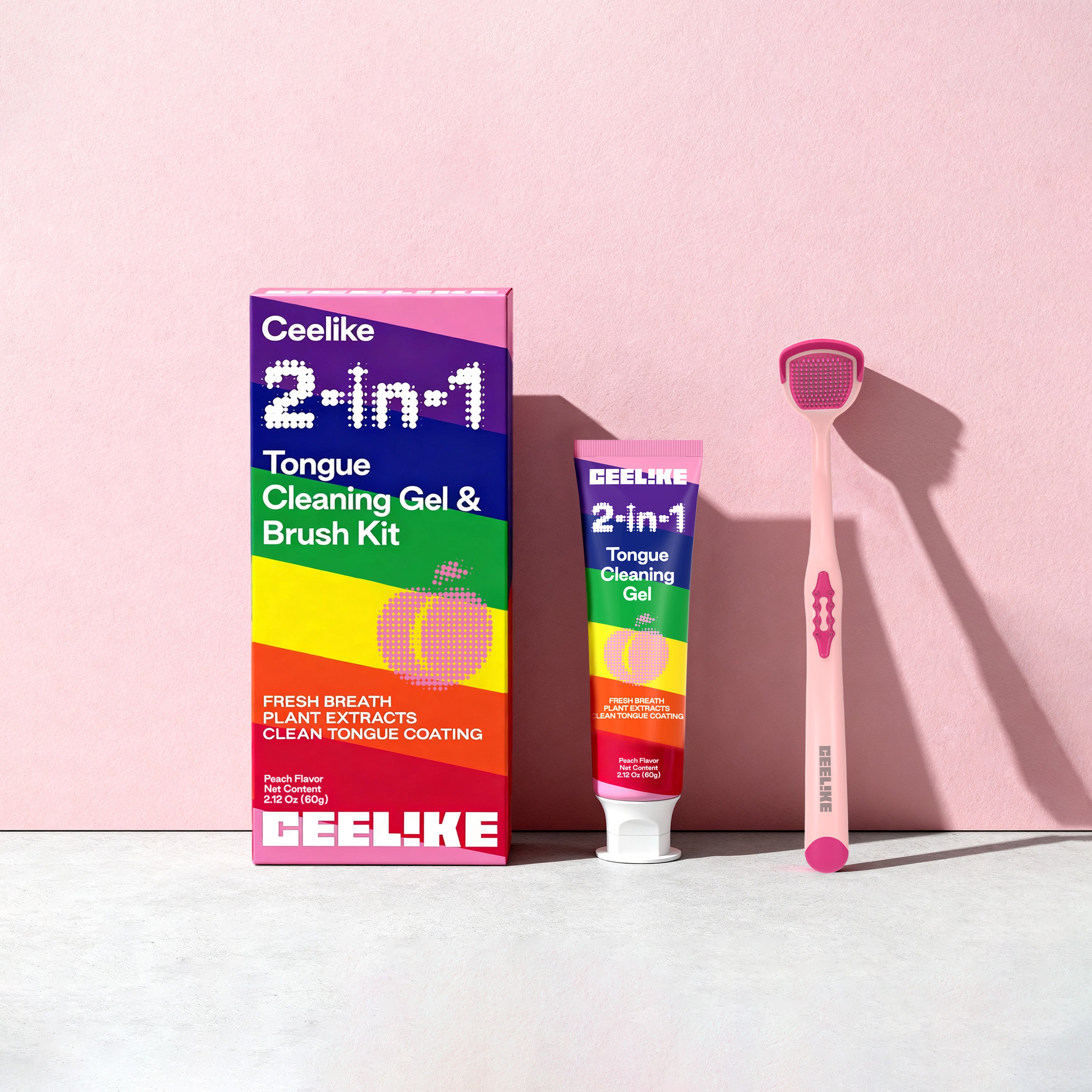 CEELIKE Tongue Gel & Brush – For Lasting Freshness