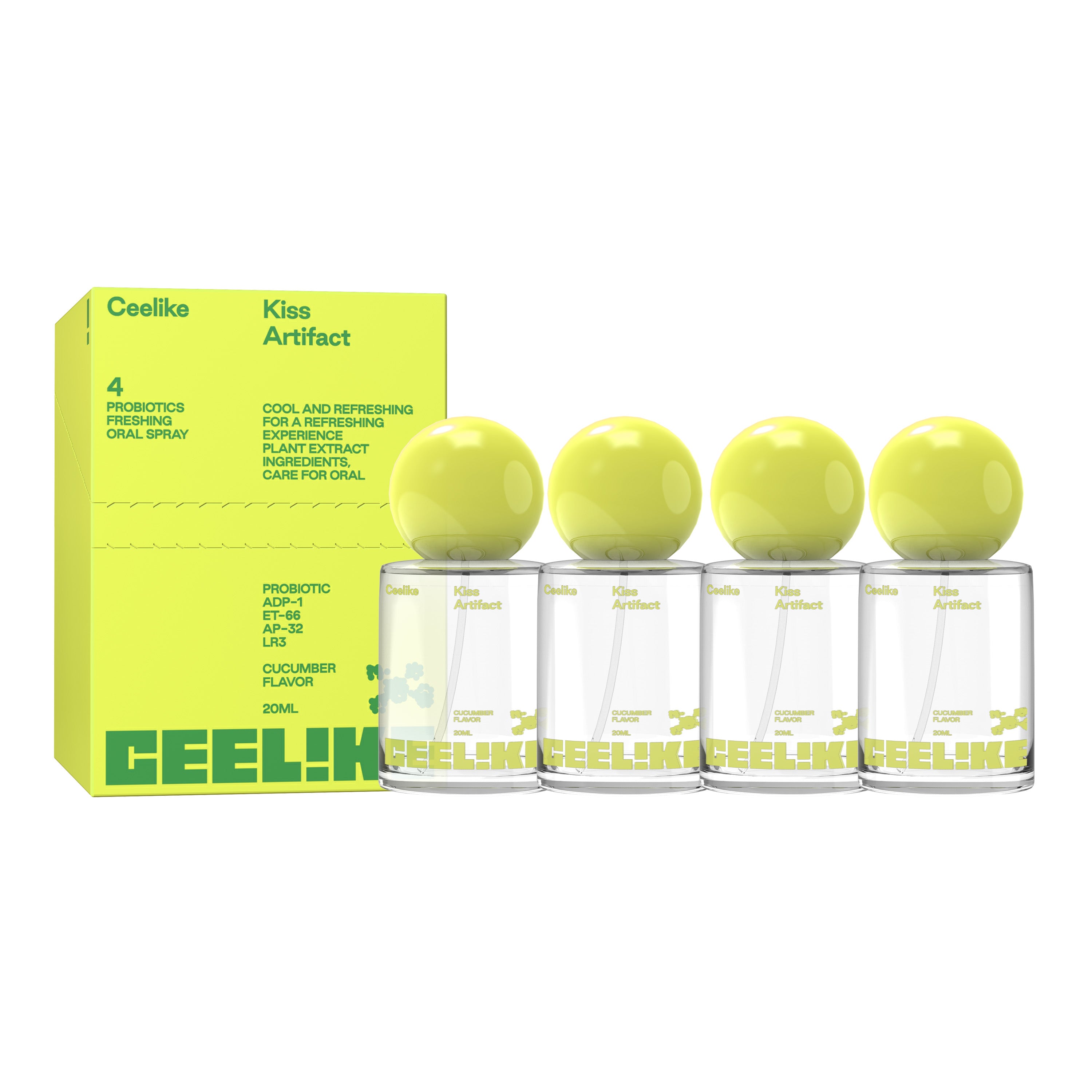 CEELIKE Smile Mist 20ml — Crisp Cucumber & Probiotics